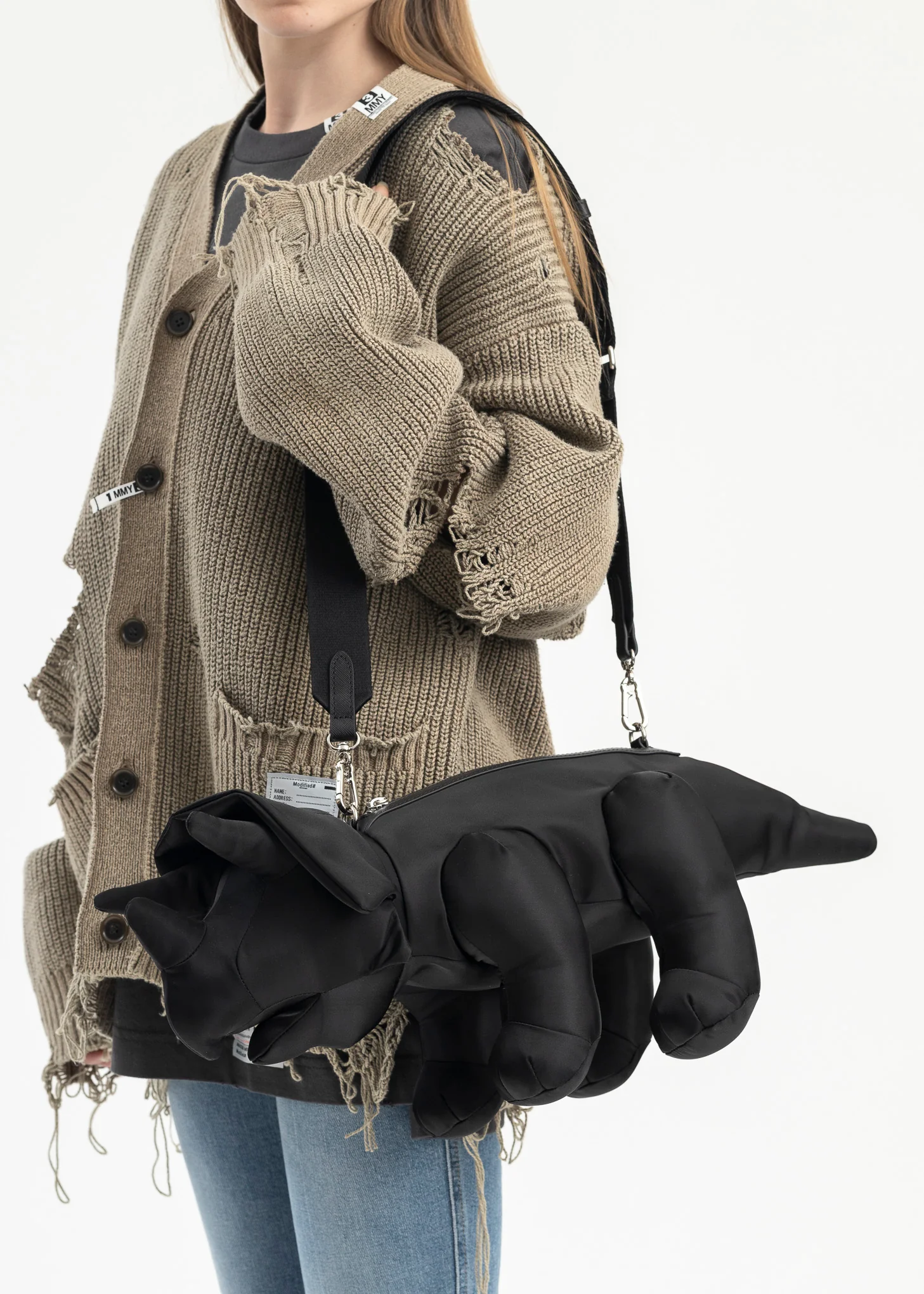 Black Triceratops Bag - Image 5