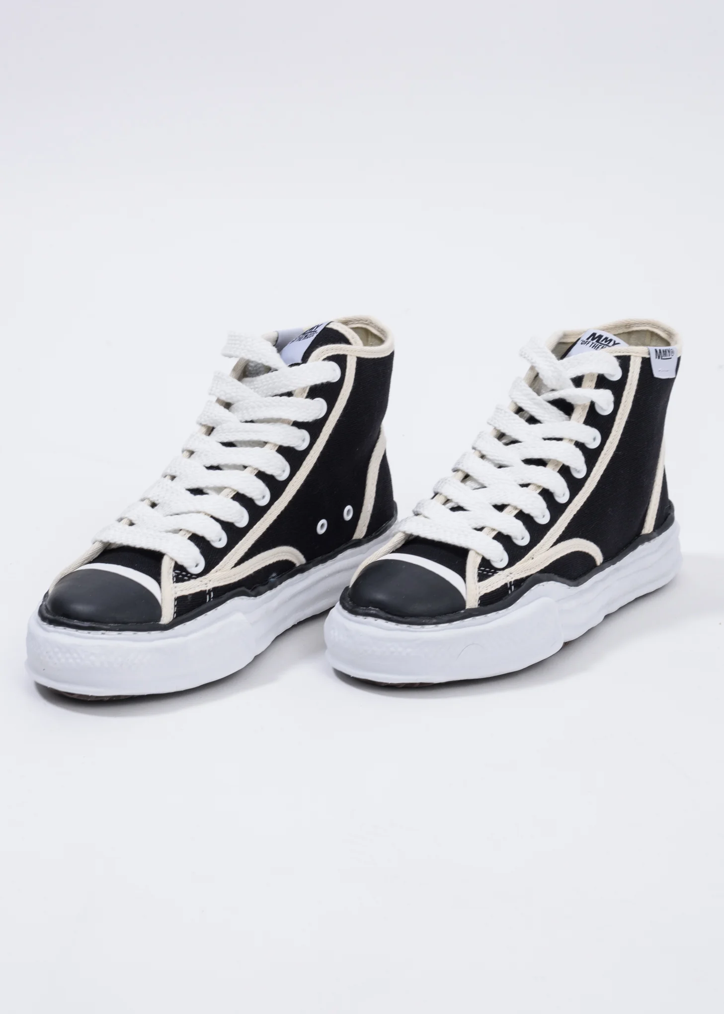 Black Trick Detail  Original Sole High Top Sneaker