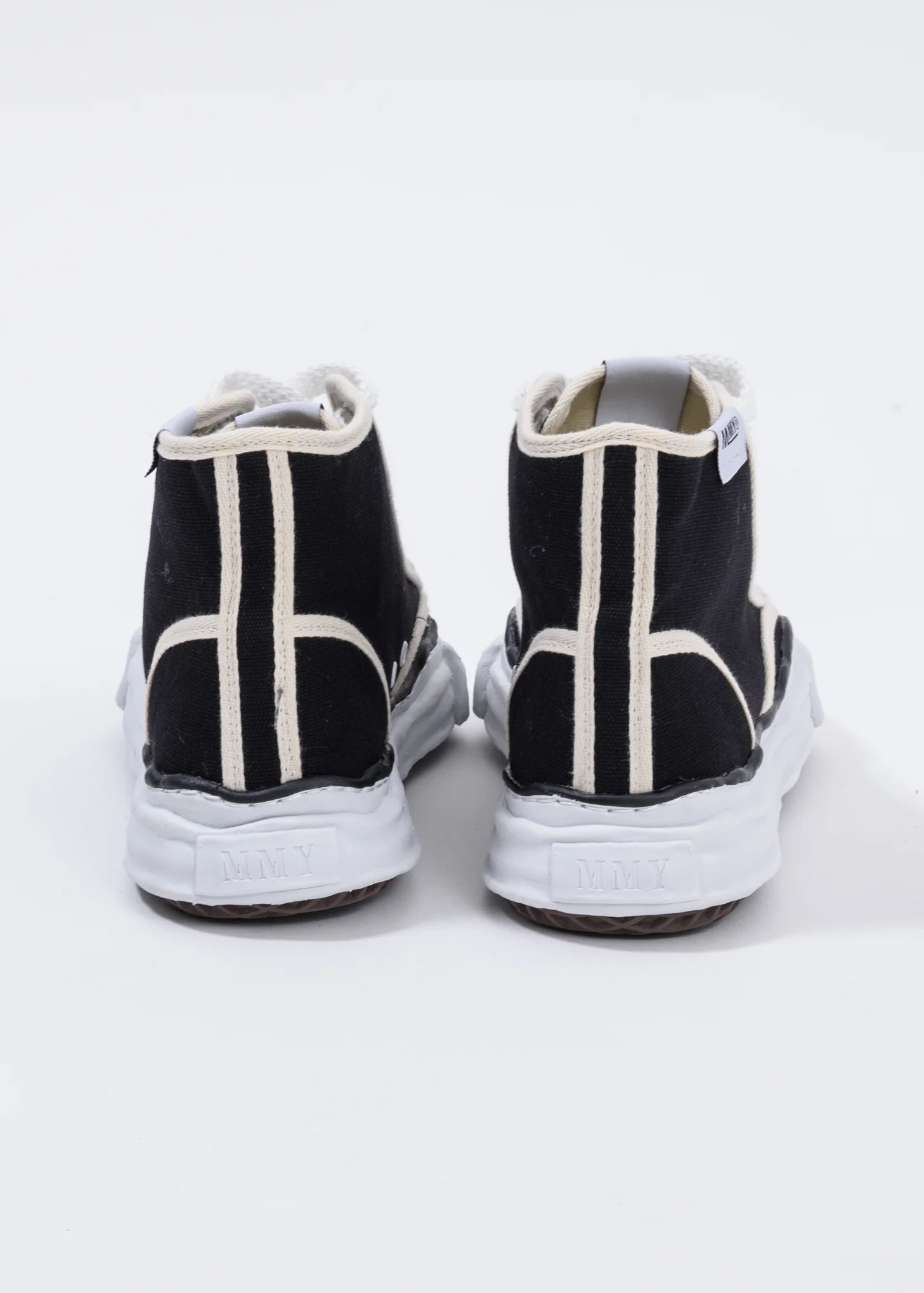 Black Trick Detail  Original Sole High Top Sneaker - Image 2
