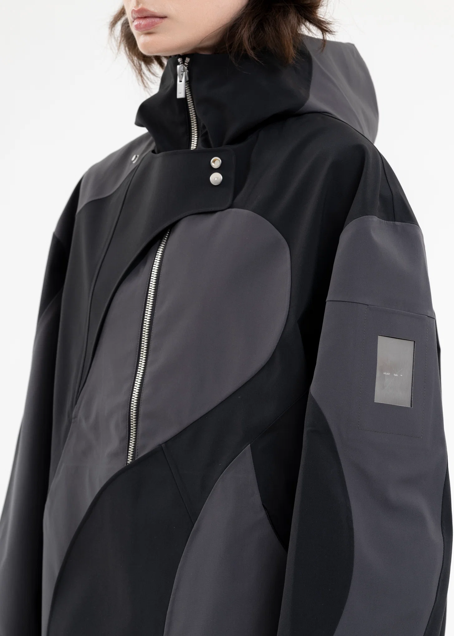 BLACK TRIDENT TECHNICAL JACKET - Image 4