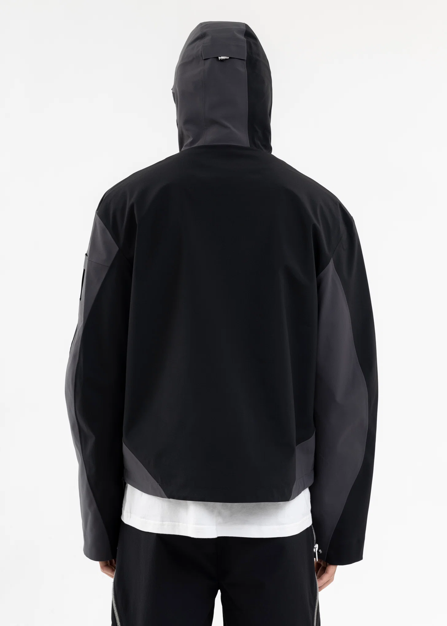 BLACK TRIDENT TECHNICAL JACKET - Image 5