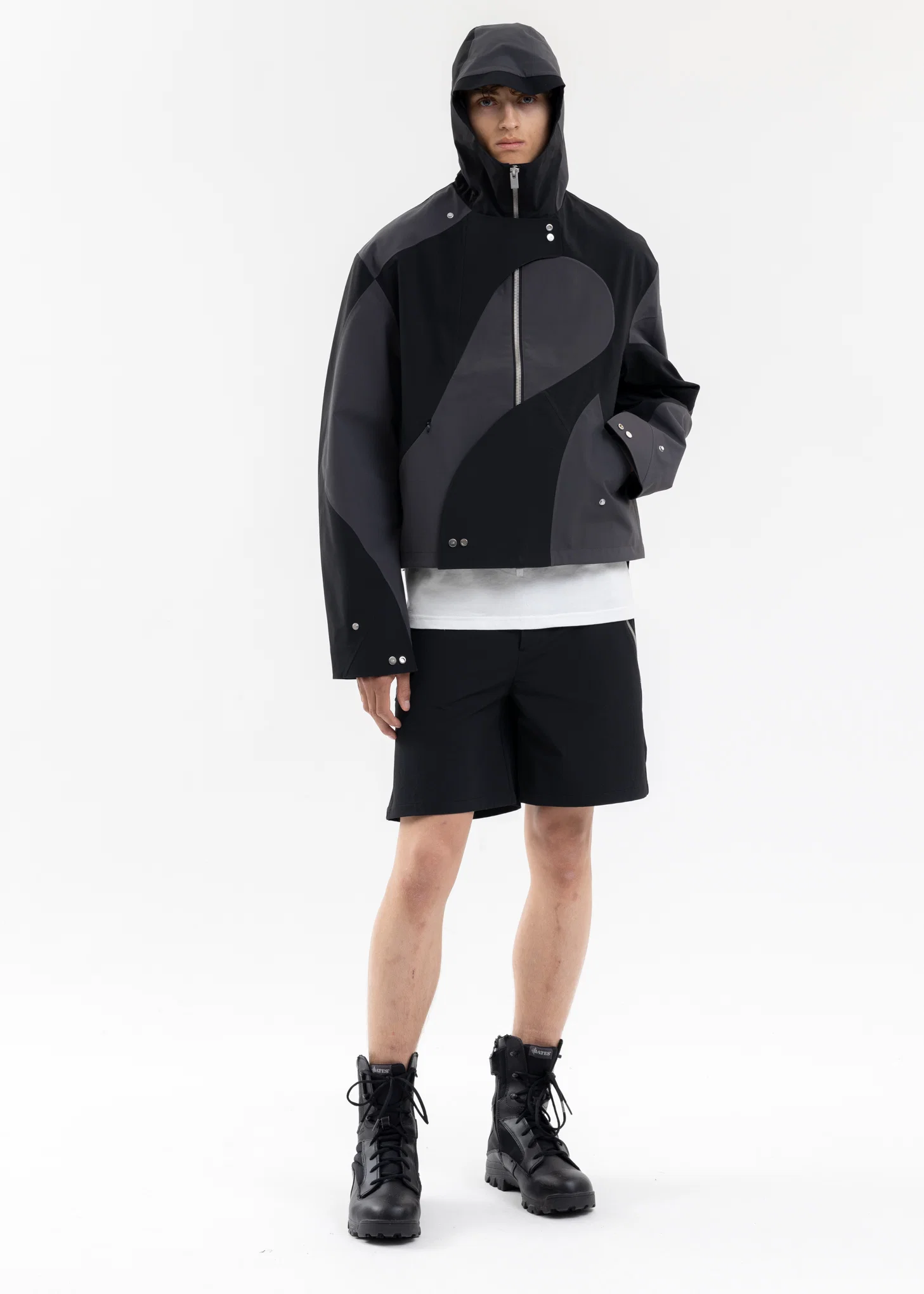 BLACK TRIDENT TECHNICAL JACKET - Image 7
