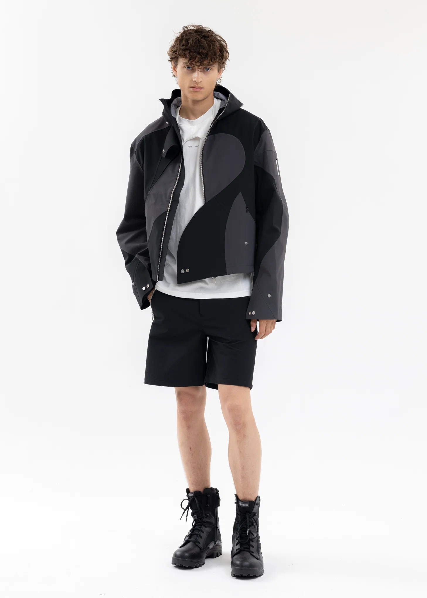BLACK TRIDENT TECHNICAL JACKET - Image 8