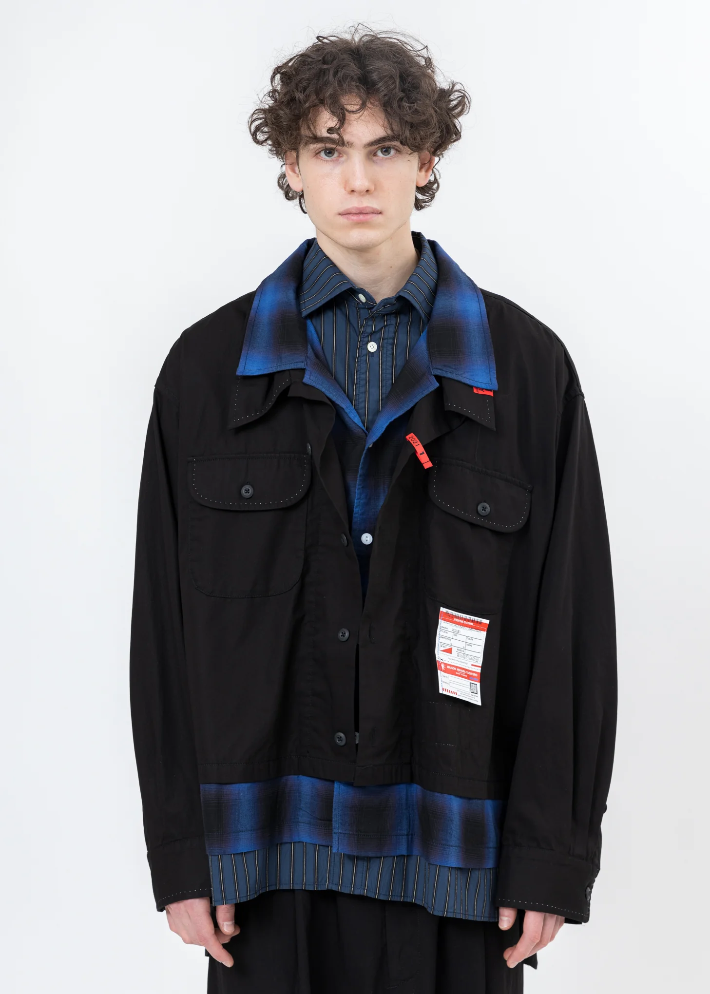 Black Triple Layered Shirts