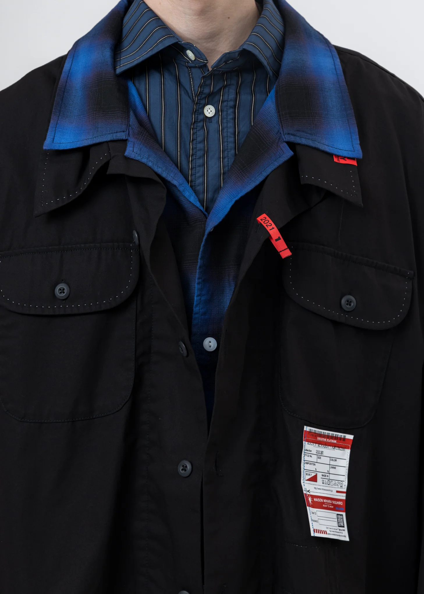 Black Triple Layered Shirts - Image 2