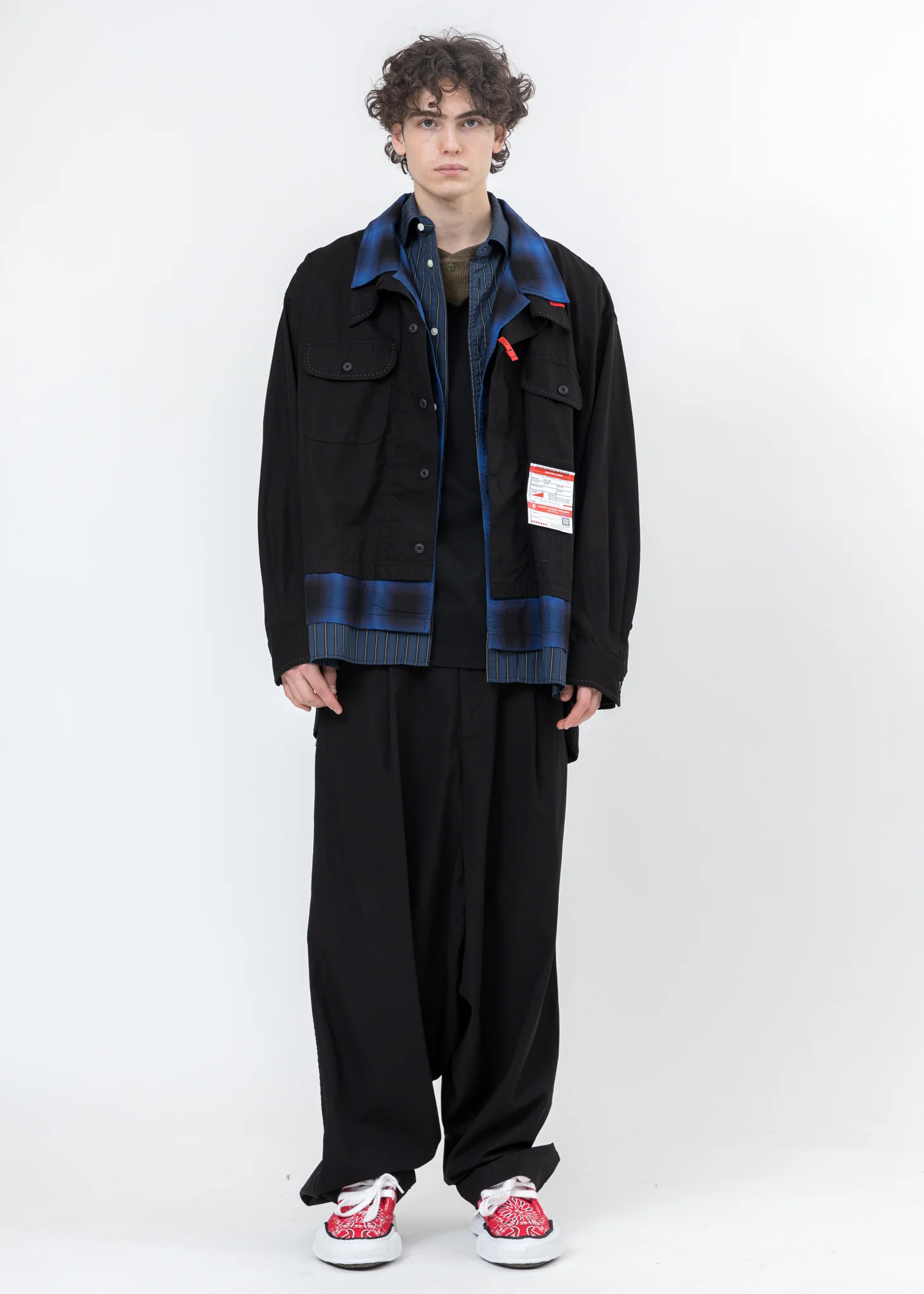 Black Triple Layered Shirts - Image 7