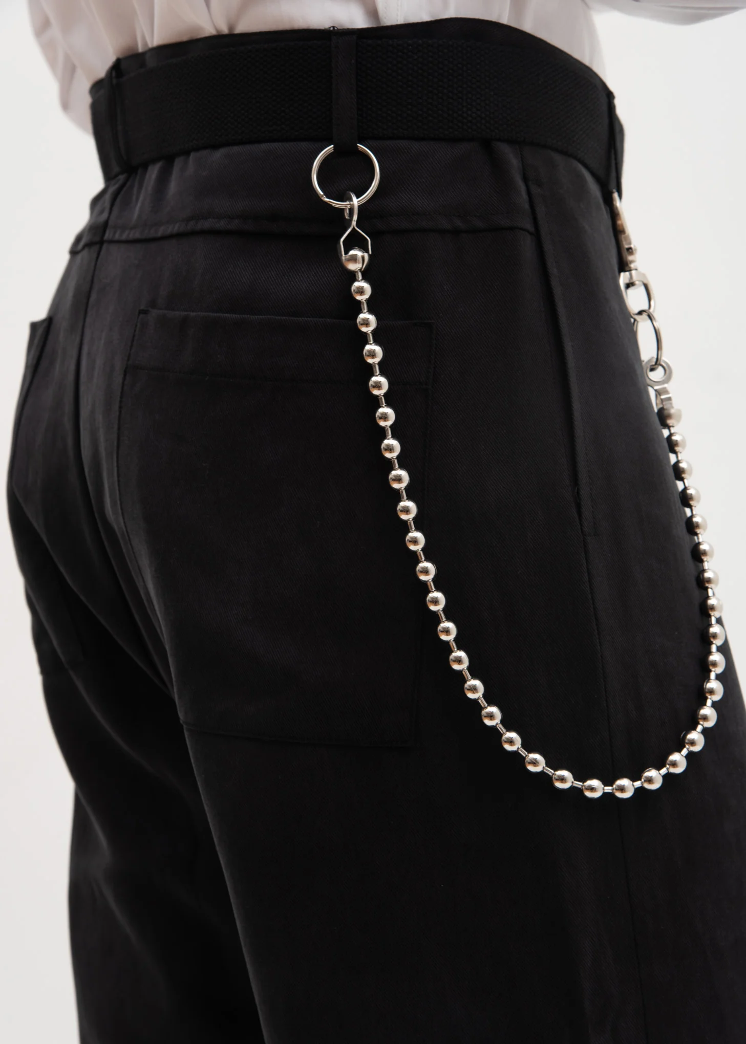 Black Trouser w/ Chain - Image 3