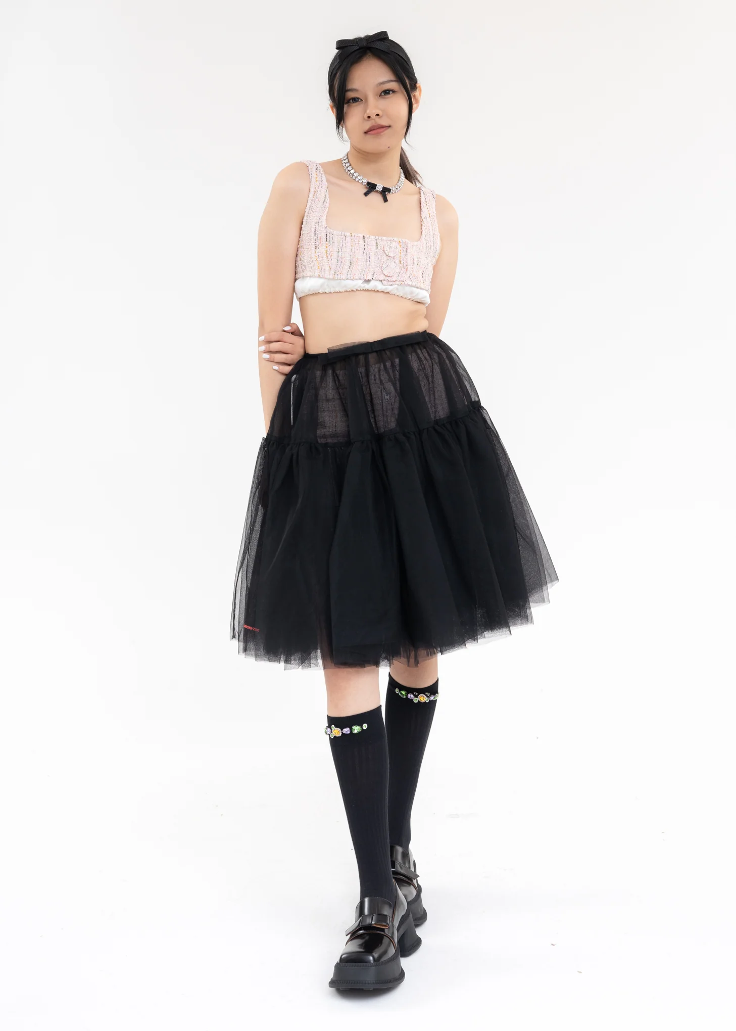 Black Tulle Skirt - Image 6