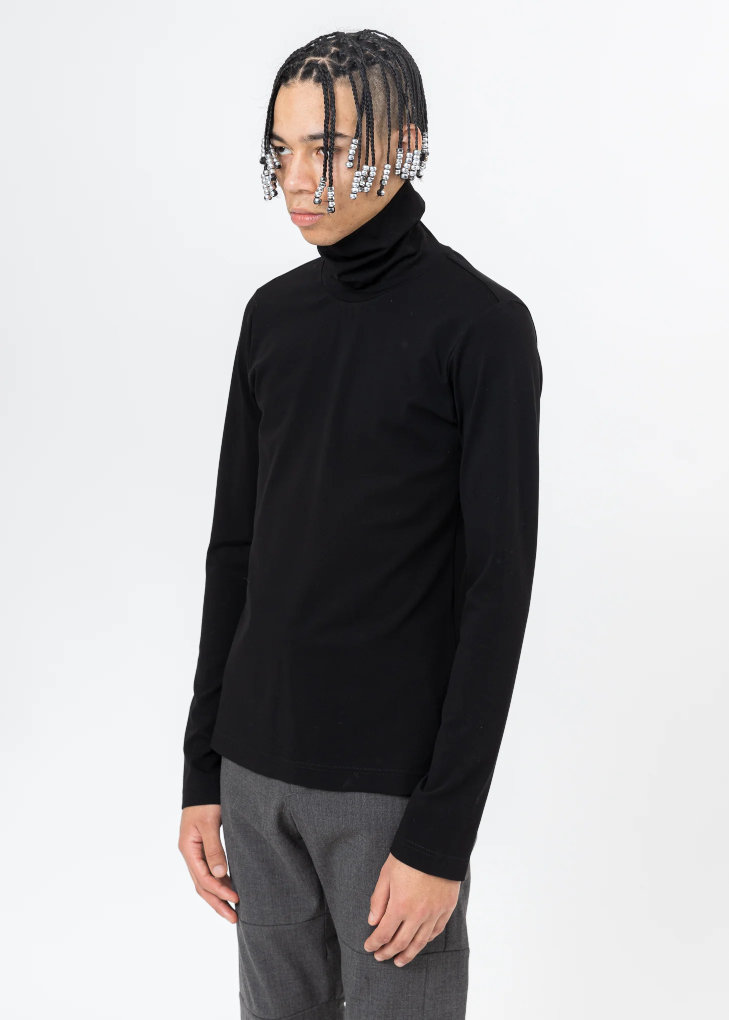 Black Turtleneck Long Sleeve - Image 2