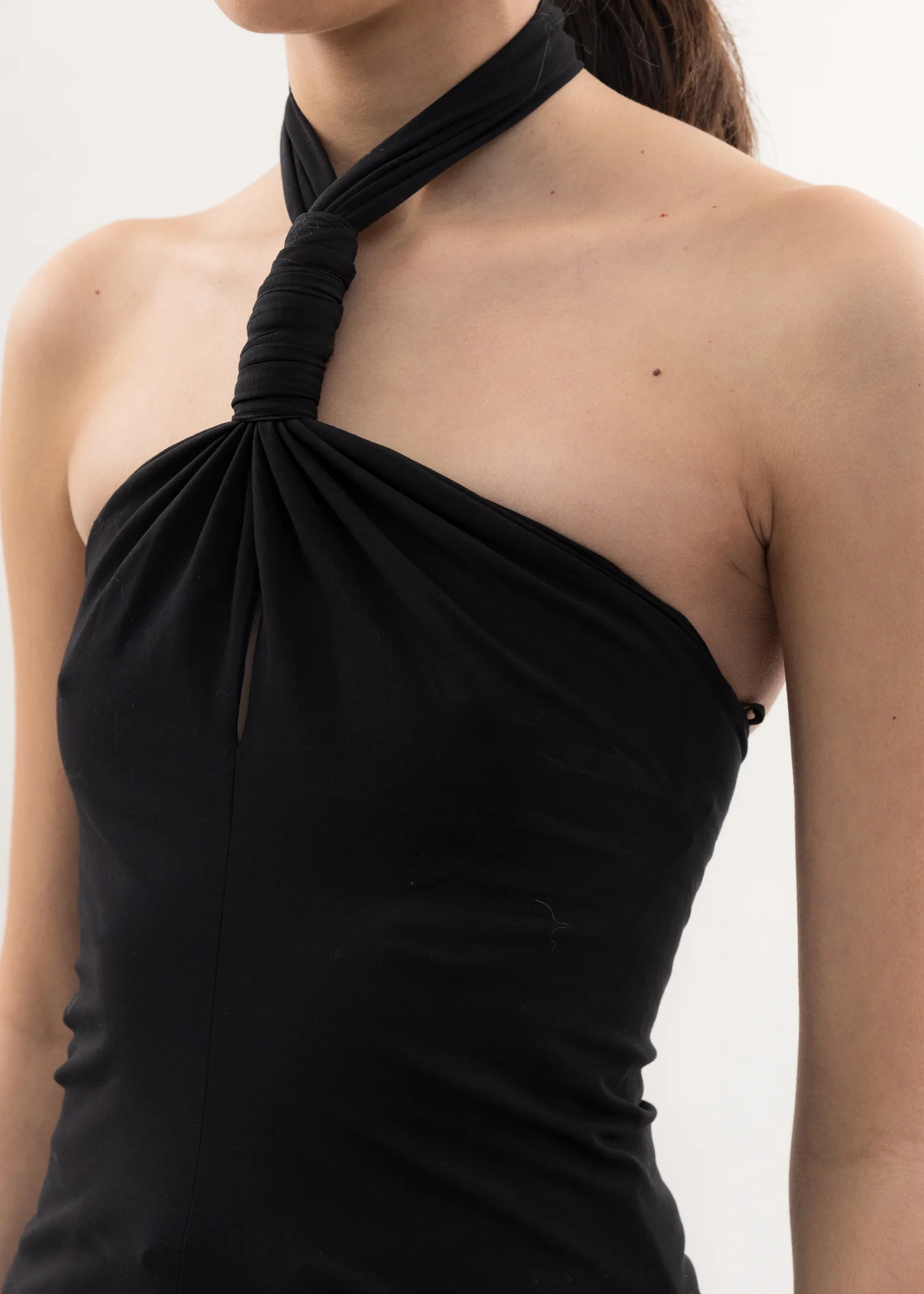 Black Twist Halter Top - Image 4