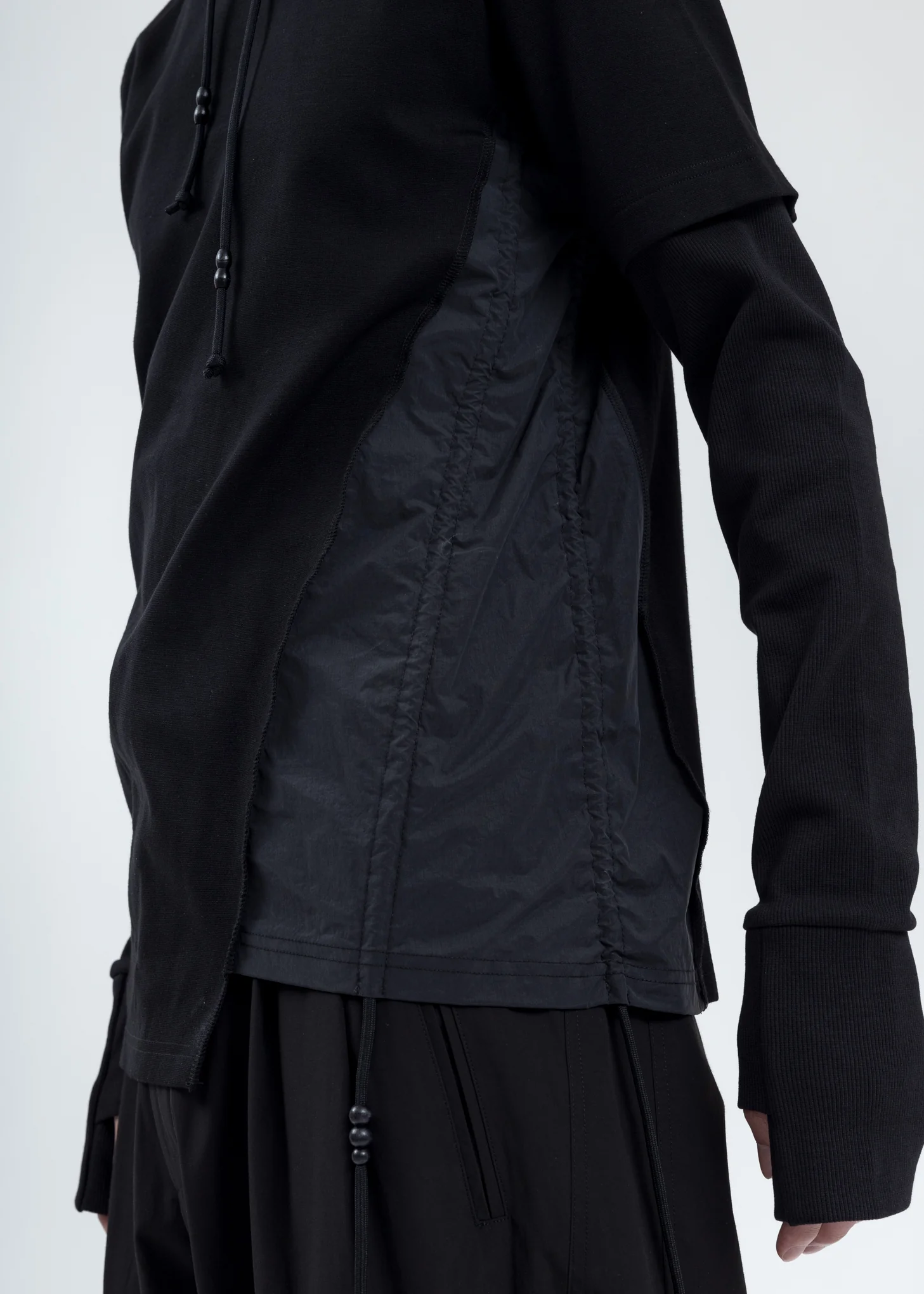 Black Twisted Hoodie - Image 5