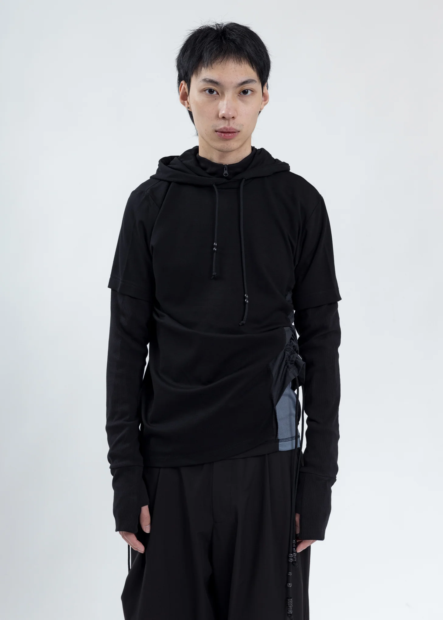 Black Twisted Hoodie - Image 6