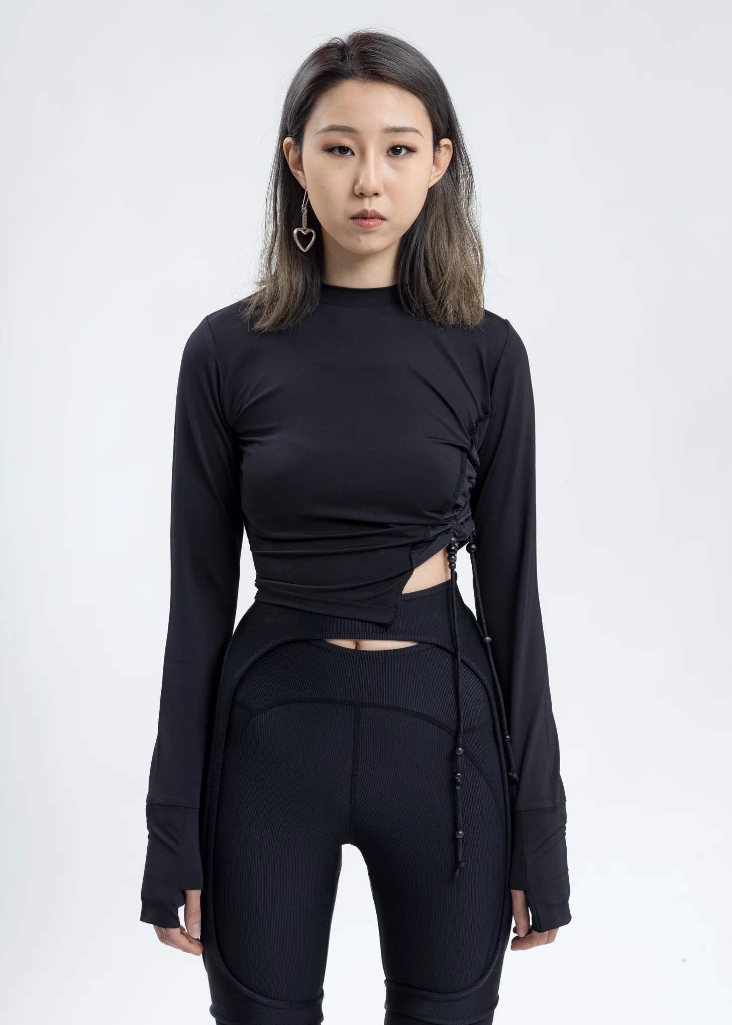 Black Twisted Long Sleeve