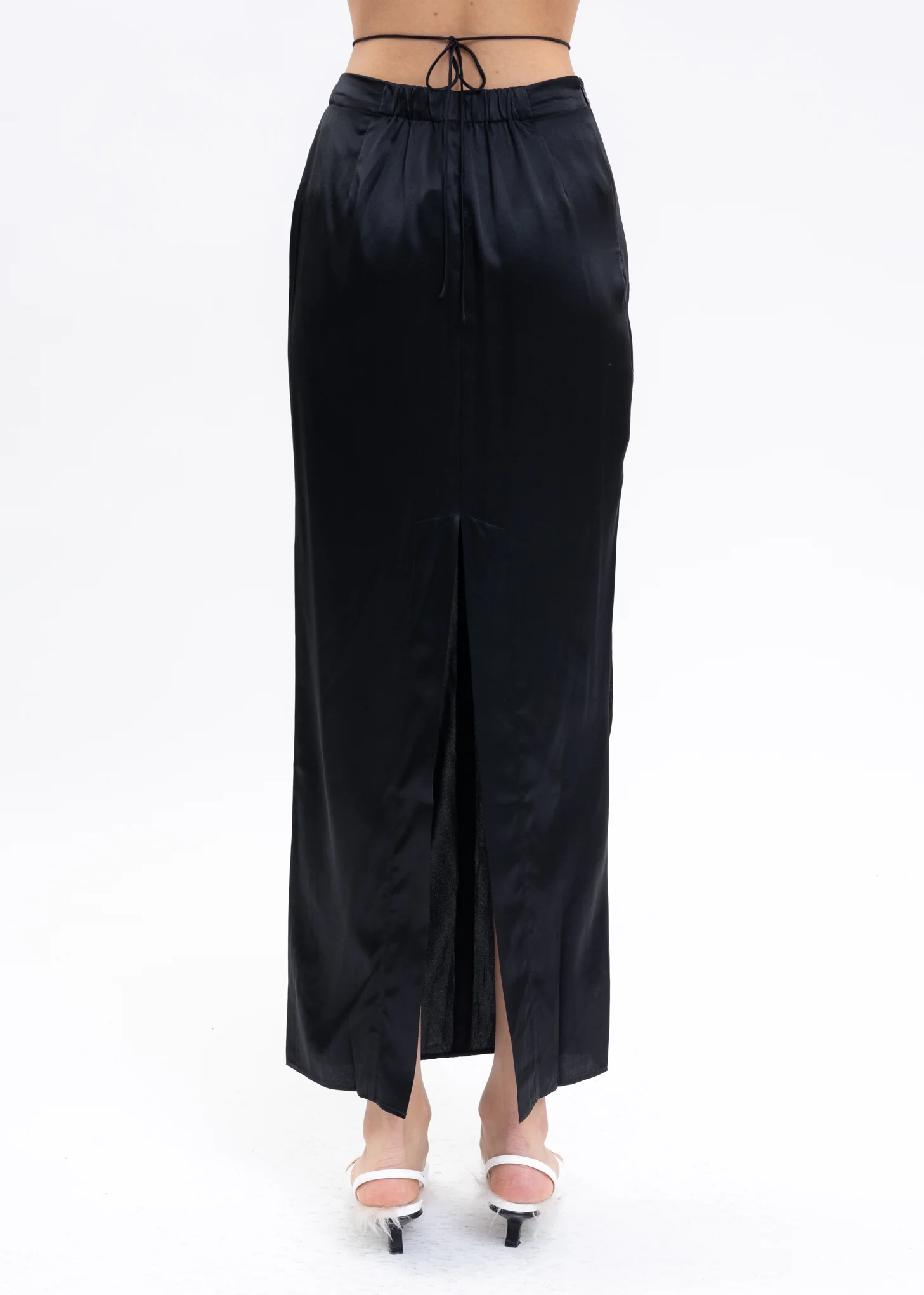 Black Twisted Skirt - Image 3