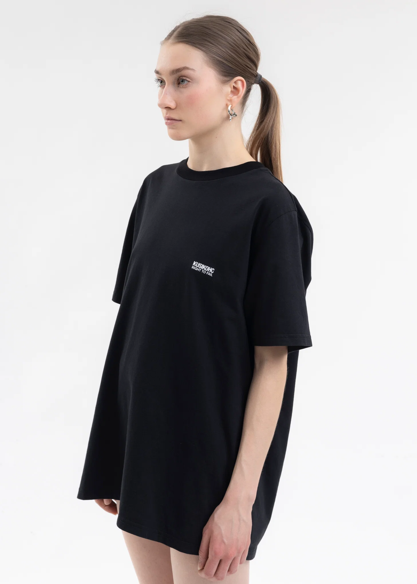 BLACK TWO GIRLS T-SHIRT - Image 3