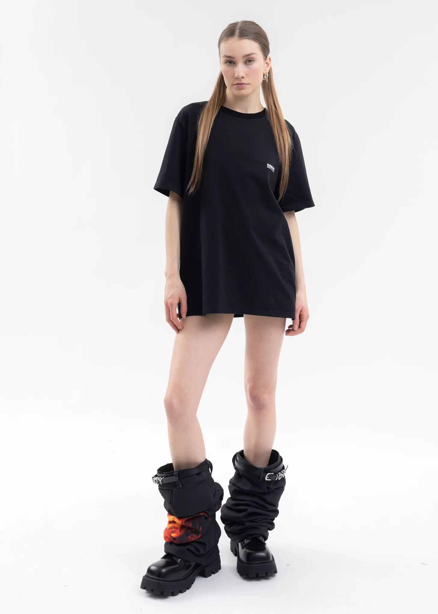 BLACK TWO GIRLS T-SHIRT - Image 5