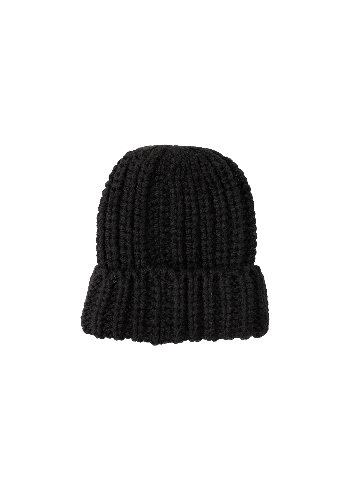 Black Tyvek Tag Chunky  Beanie - Preorder - Image 2