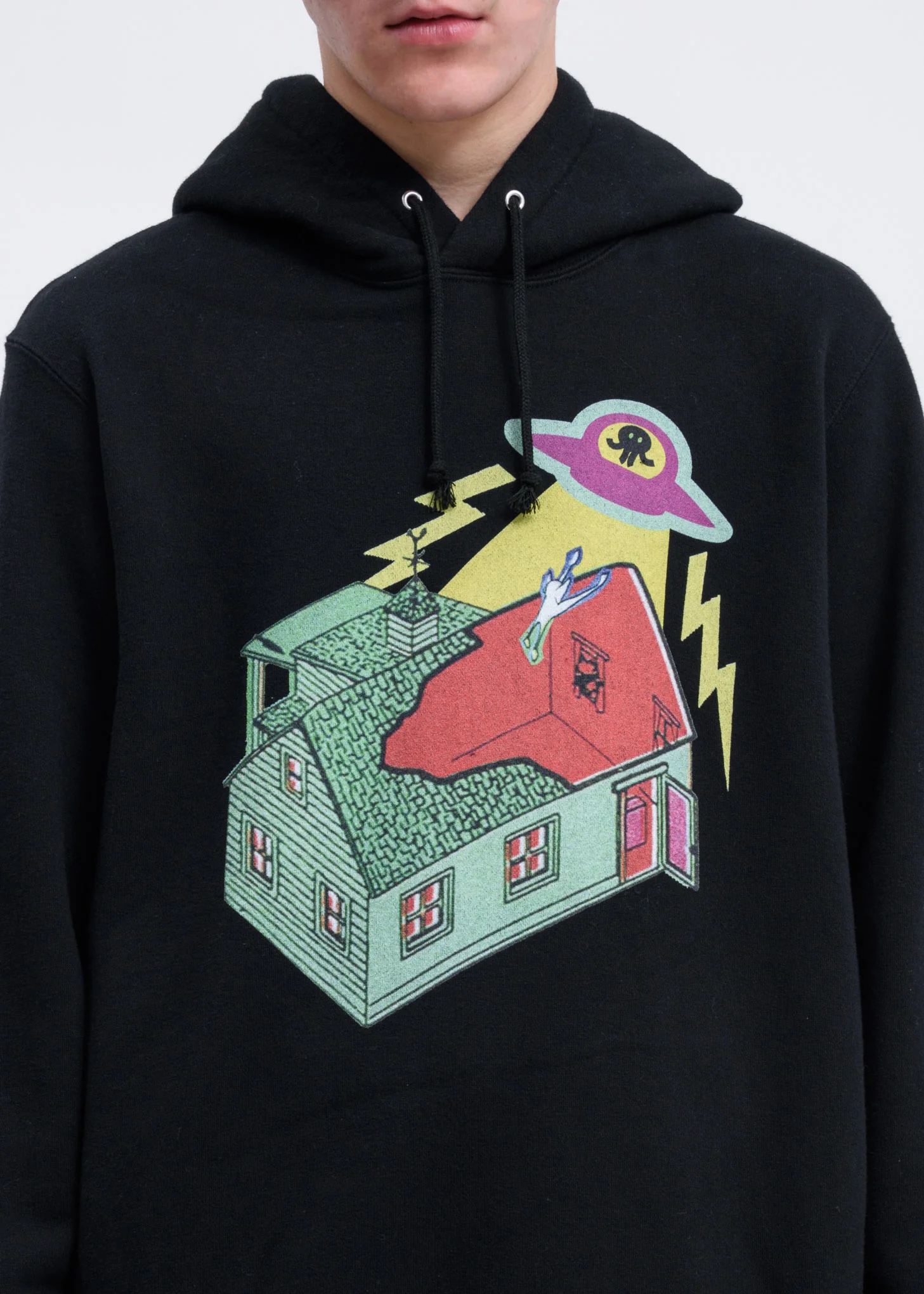 Black UFO Hoodie