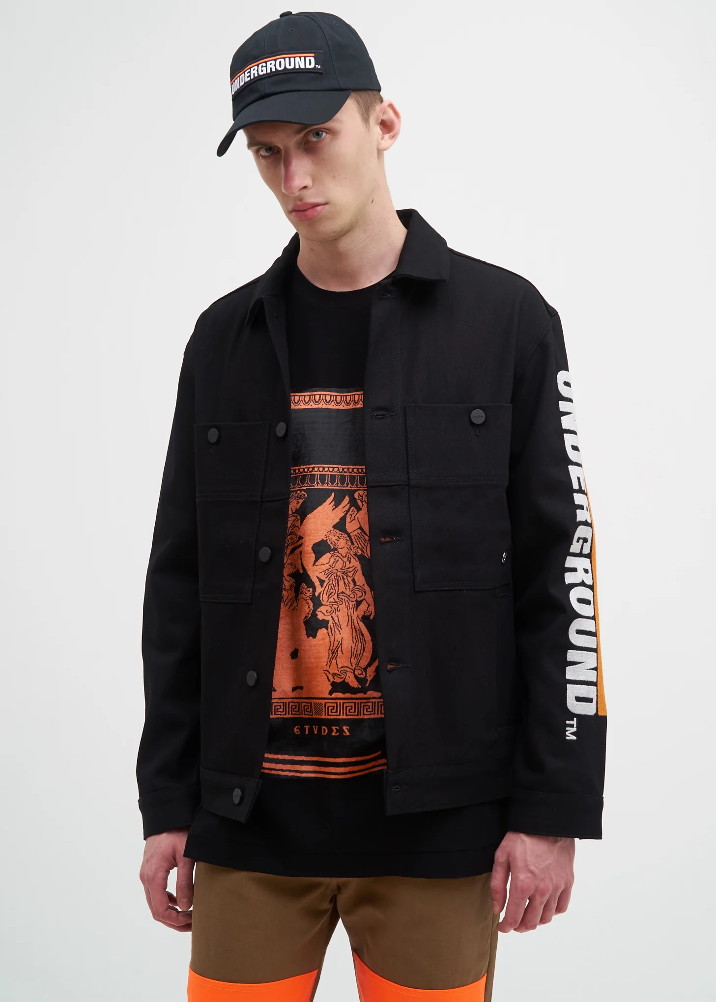 Black Underground Guest Denim Jacket - Image 3