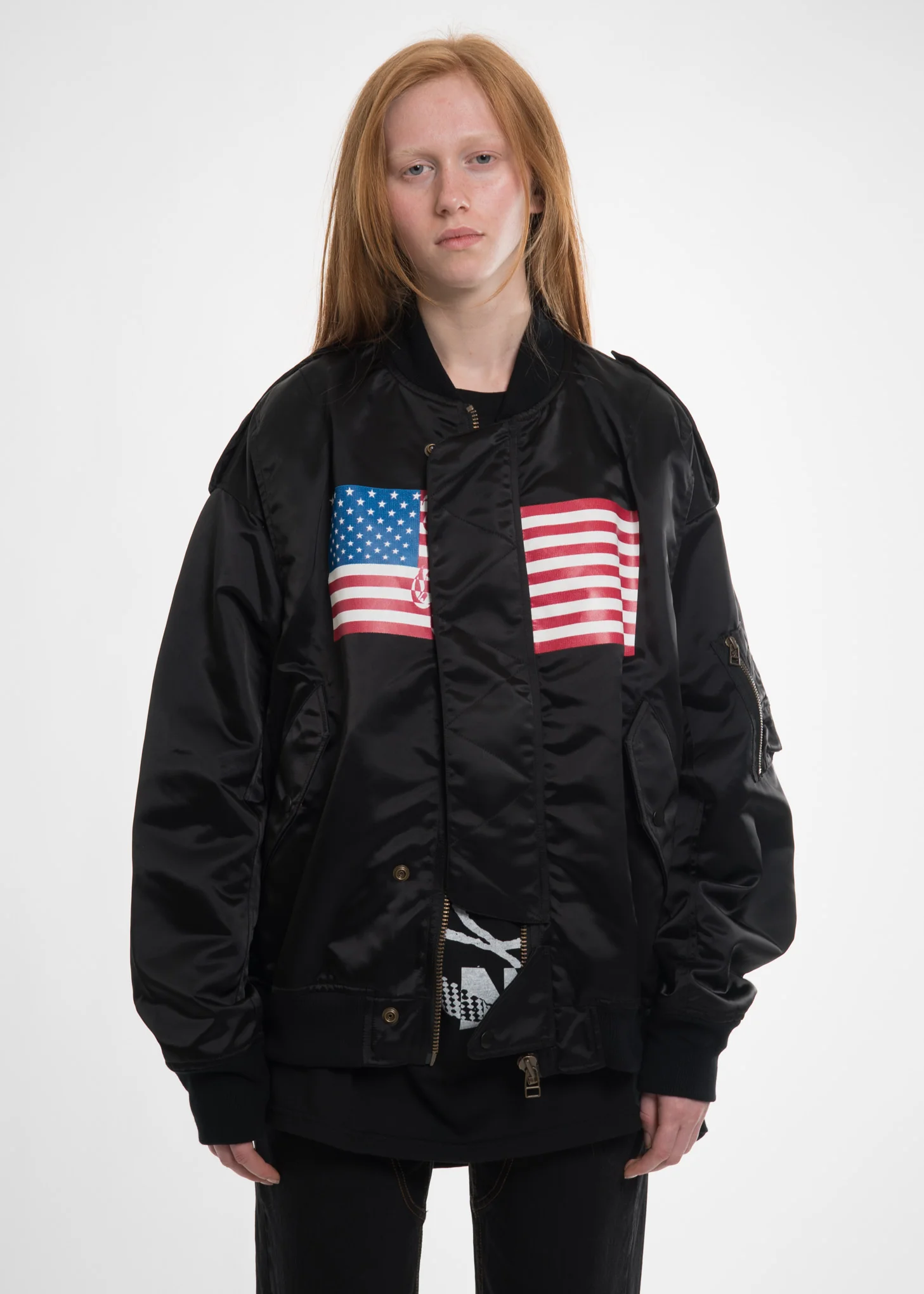 Black USA Bomber - Image 3