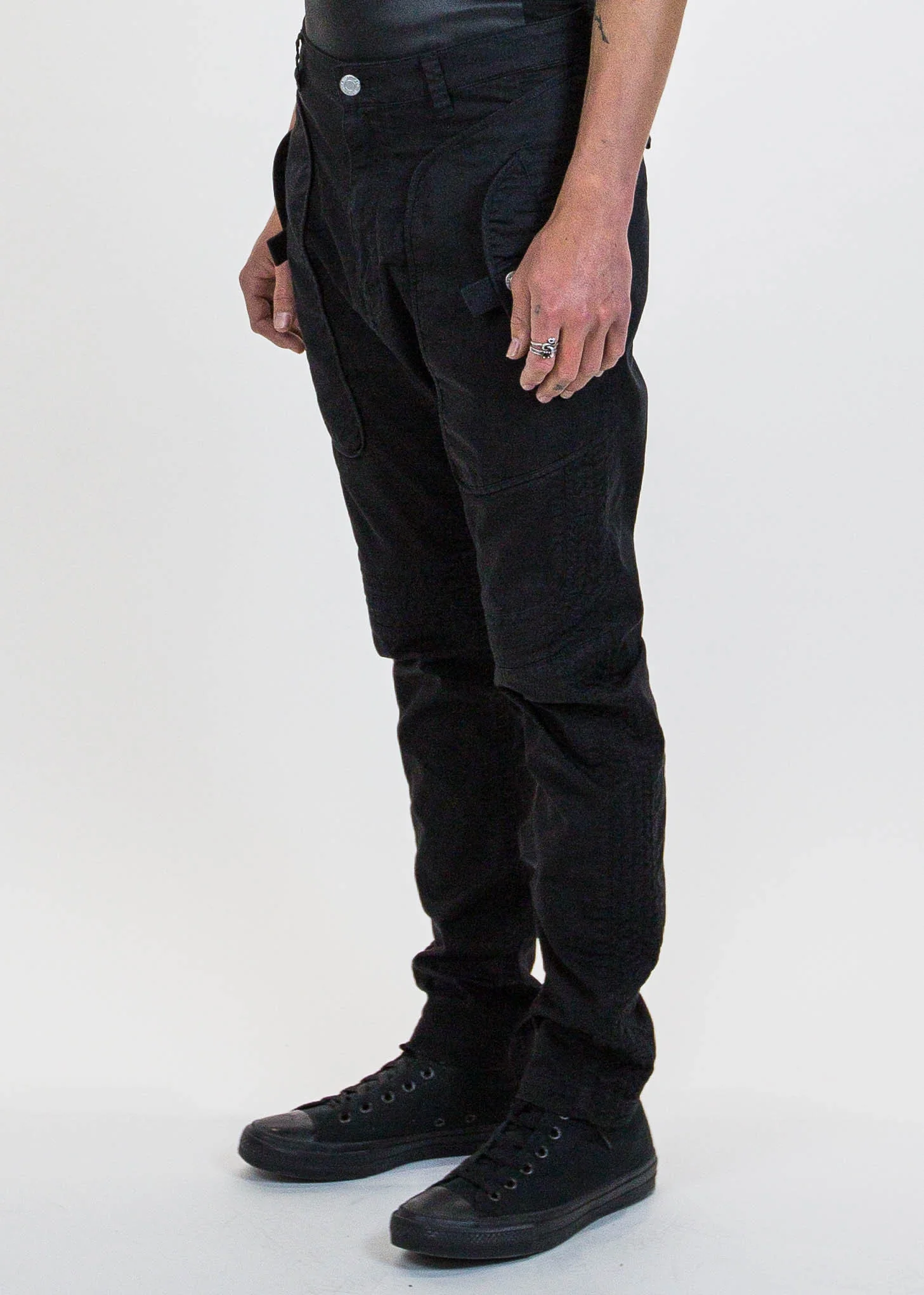 Black Utility Trouser - Image 3