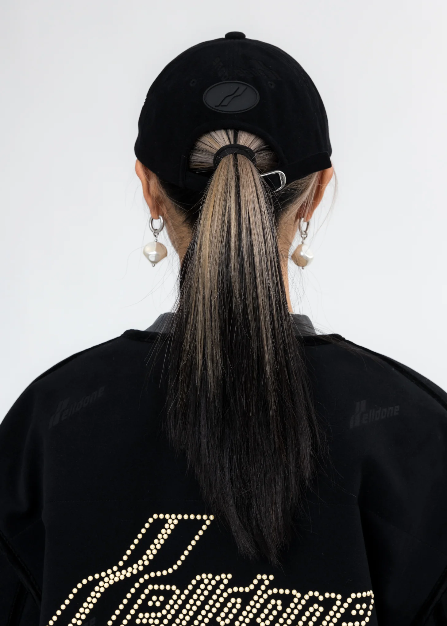 Black Velvet Logo Cap - Image 2