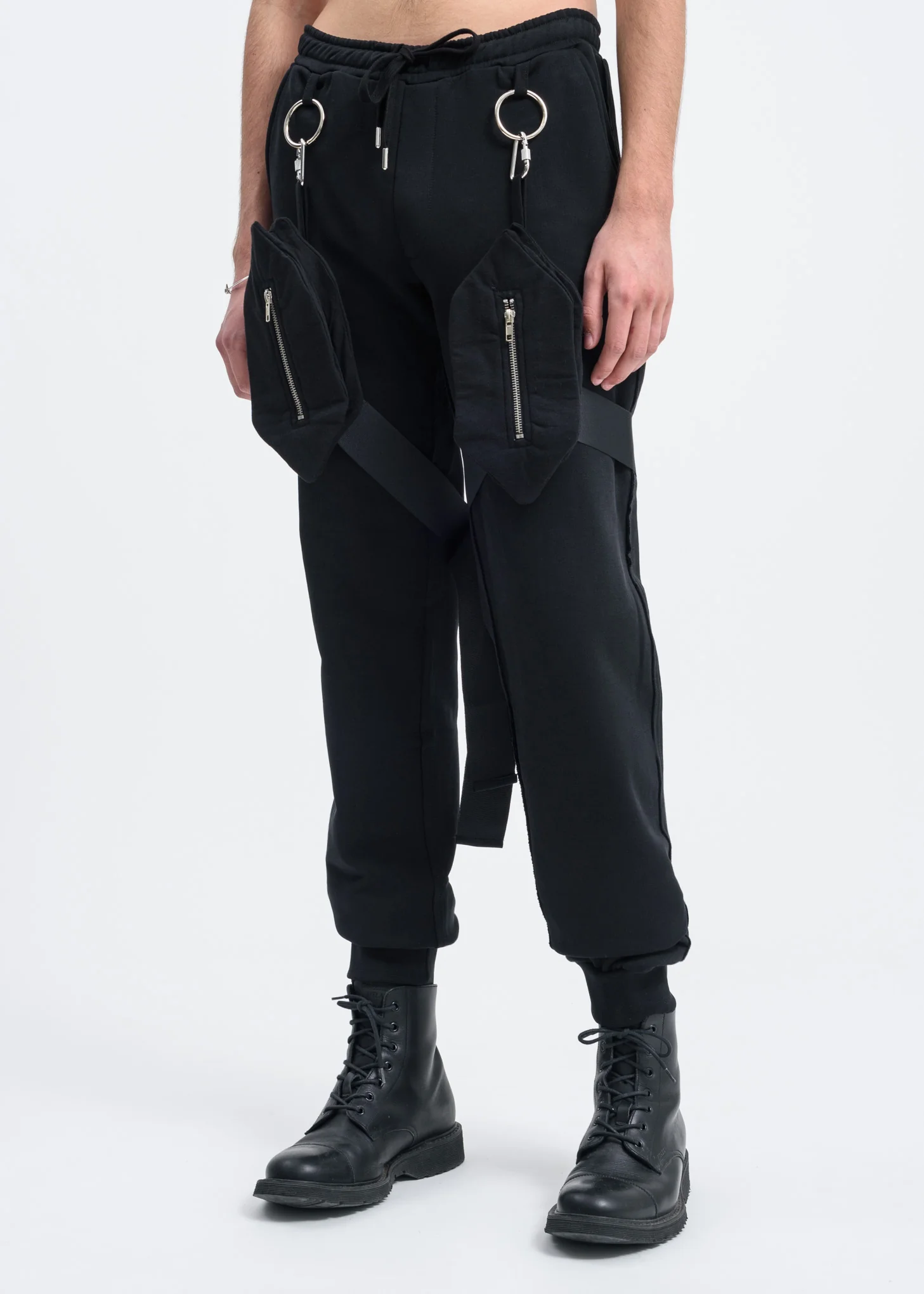 Black Venom Joggers w/ Bags - Image 3