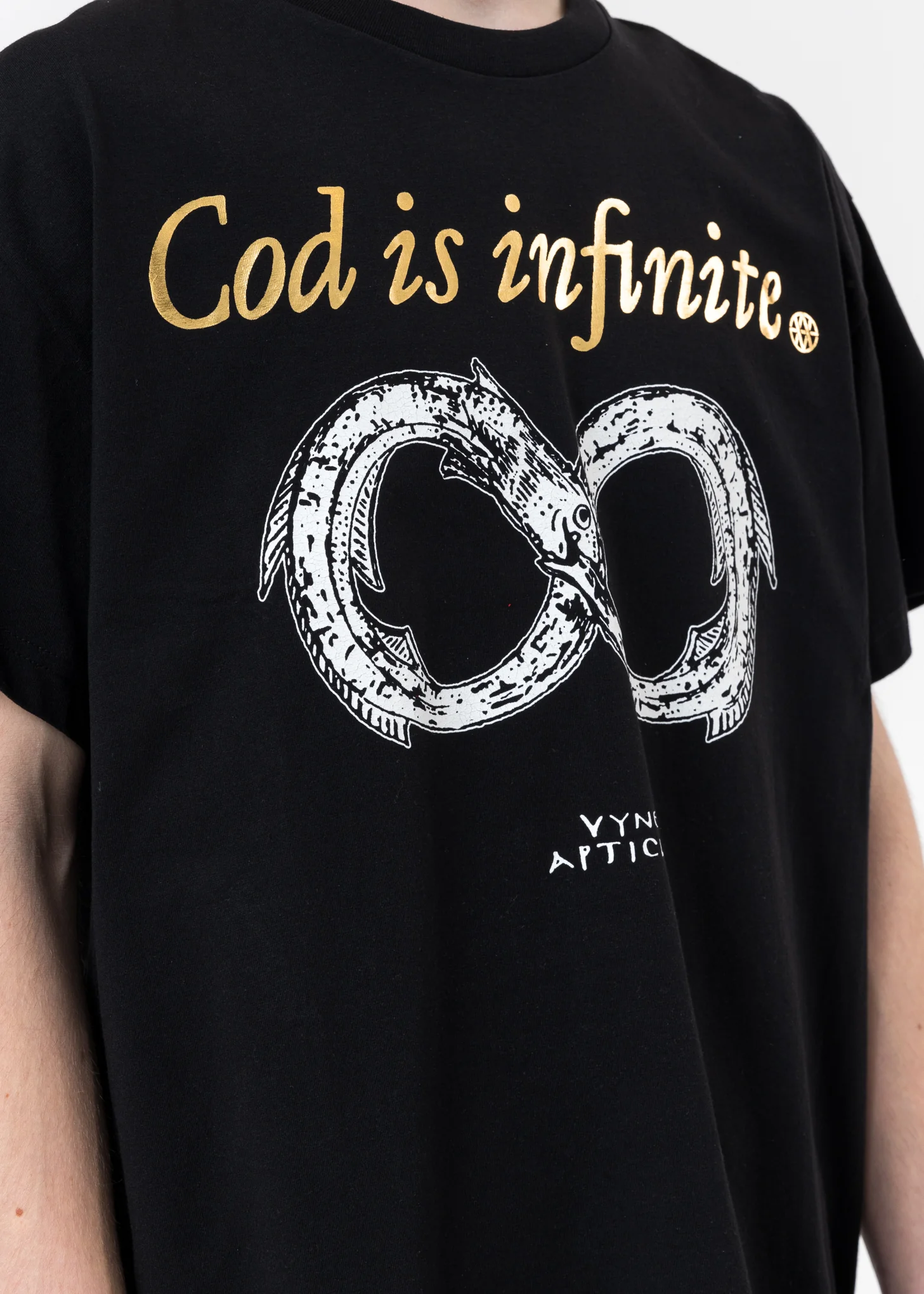 Black Vision T-Shirt - Cod Is Infinite - Image 2