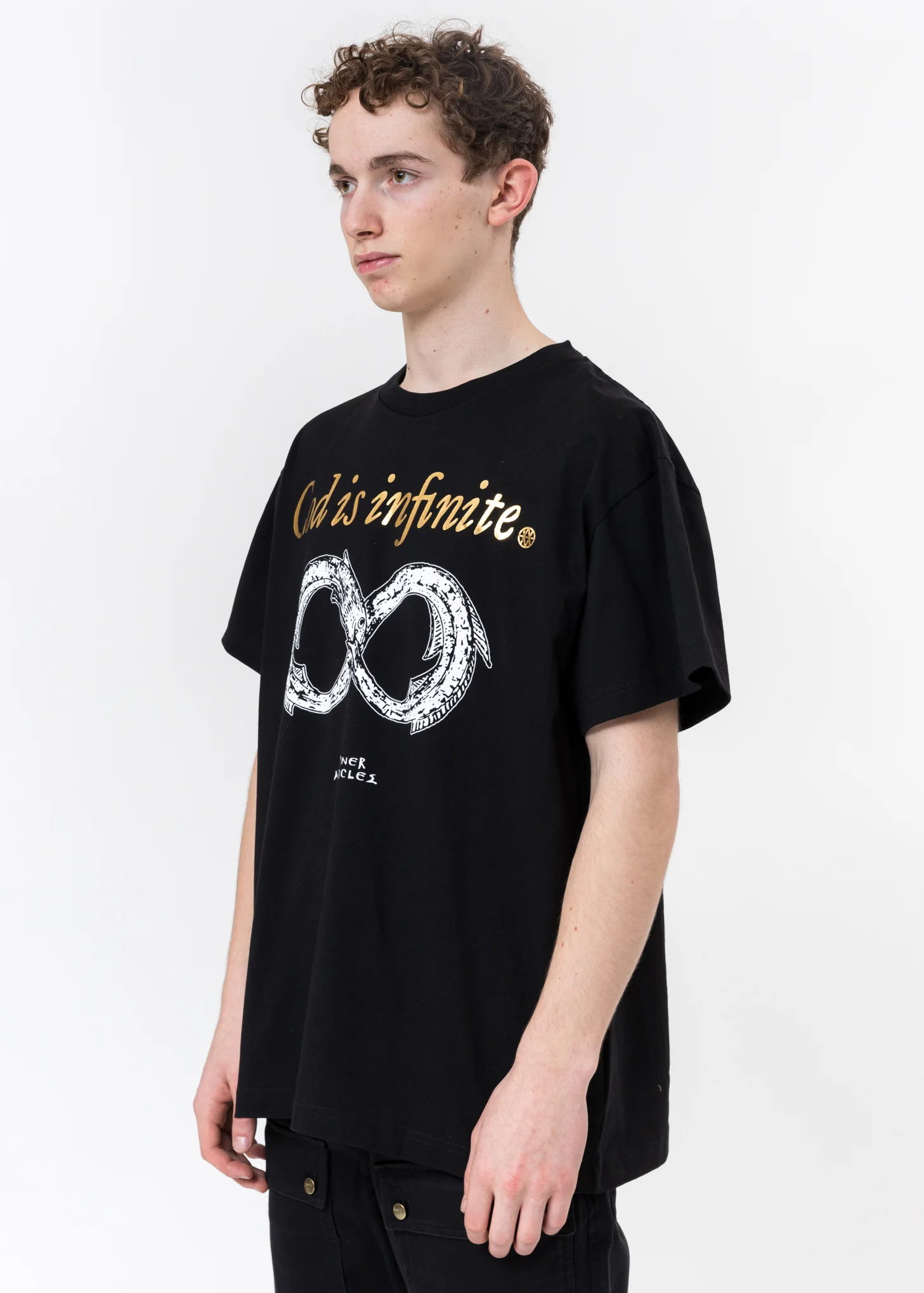 Black Vision T-Shirt - Cod Is Infinite - Image 3