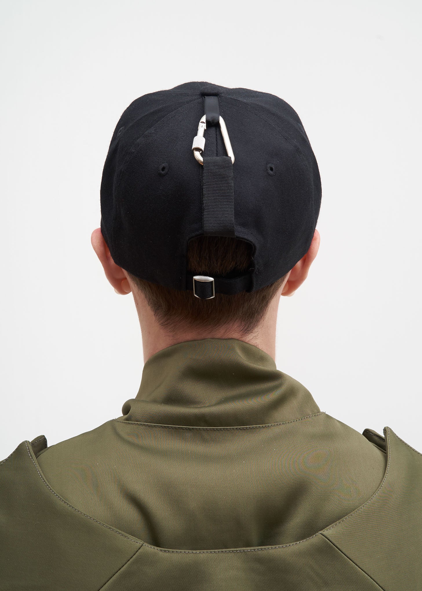 Black Vulcanised Wool Cap - Image 2