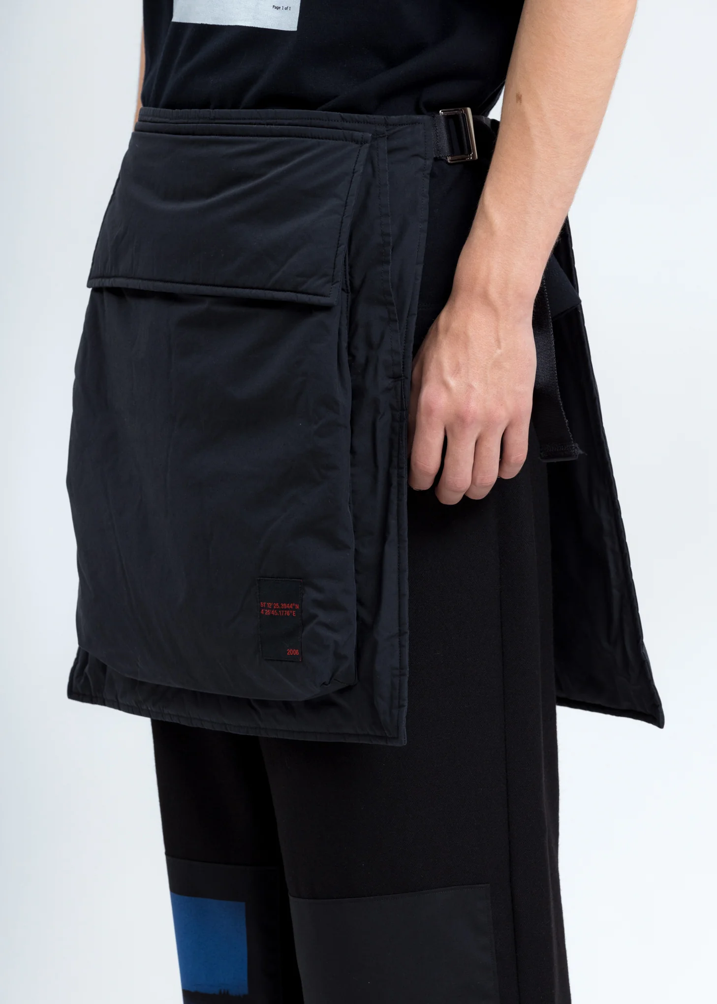 Black Waist Belt Bag - Image 3