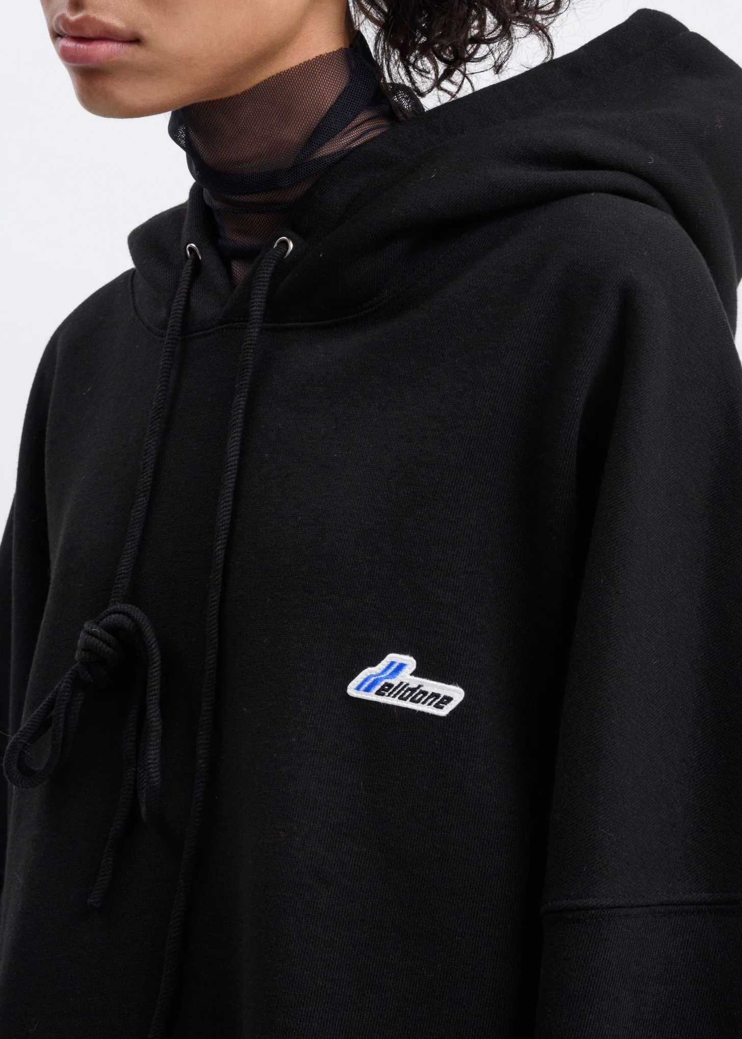 Black Wapen Logo Hoodie - Image 4