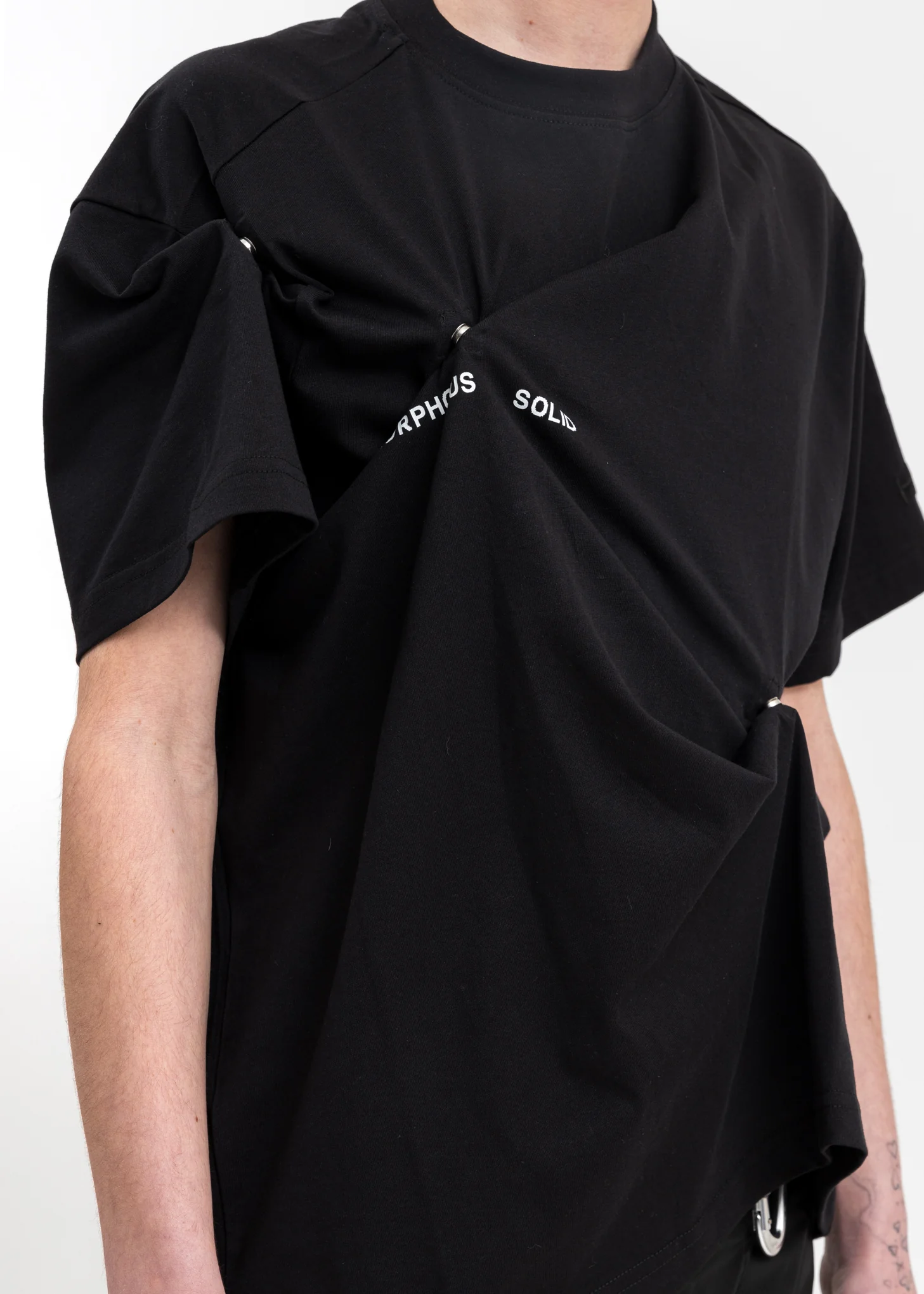Black Warped T-Shirt - Image 5
