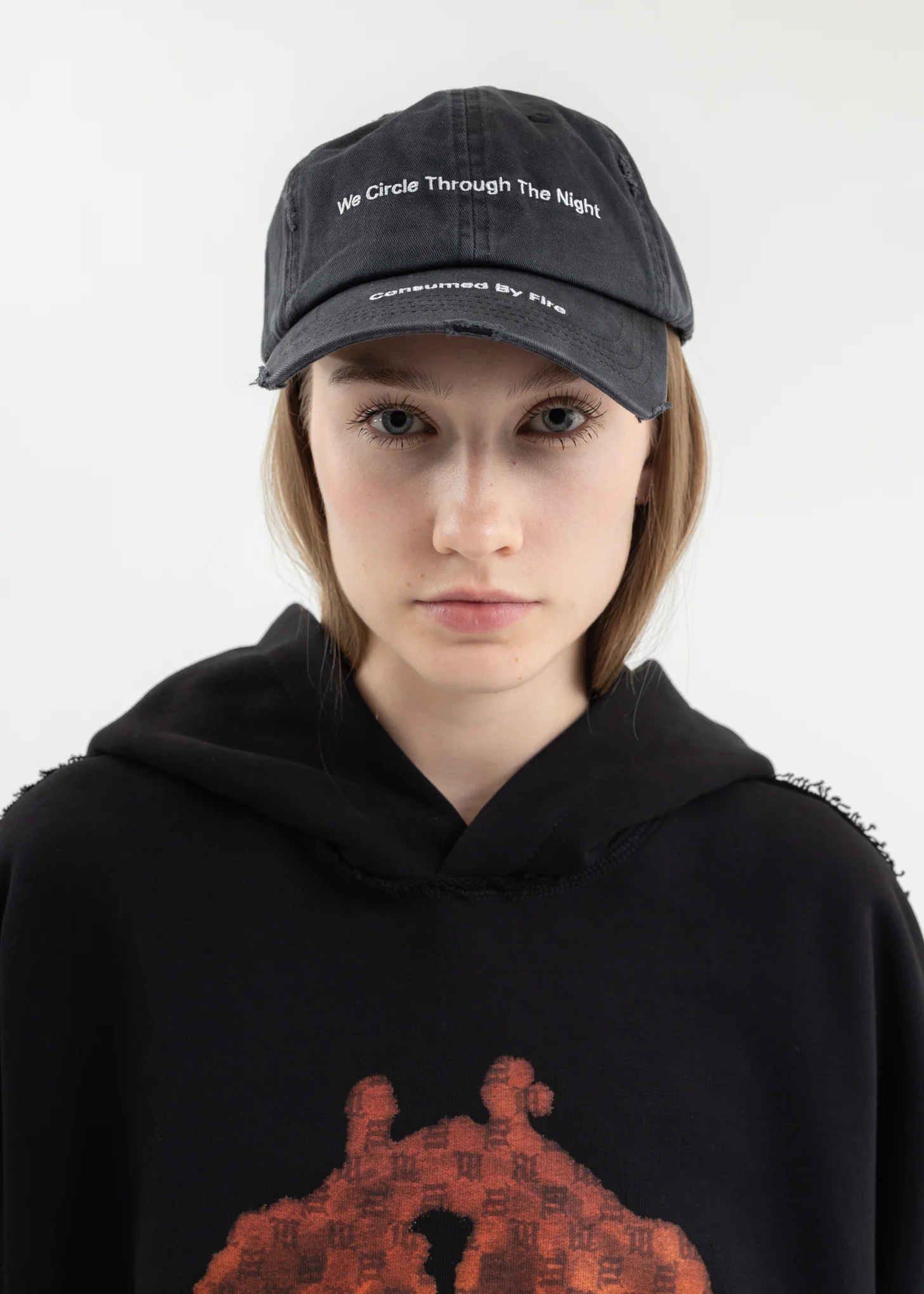 Black Washed WE CIRCLE Cap - Image 2