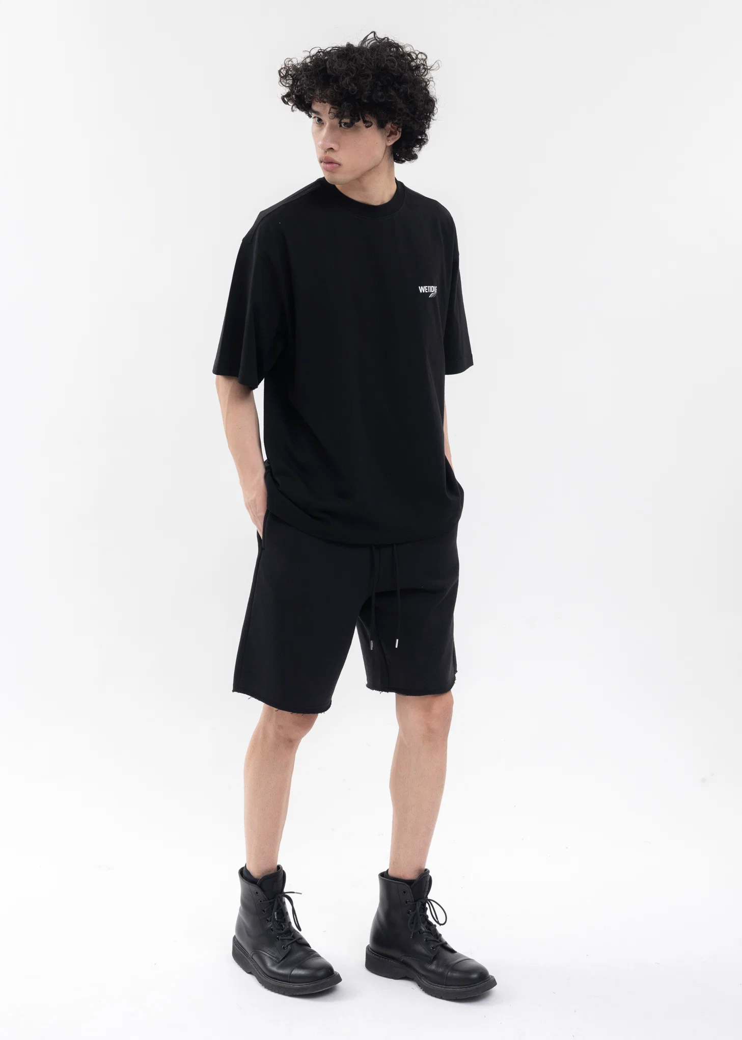 BLACK WAVE LOGO SHORT-SLEEVED T-SHIRT - Image 6