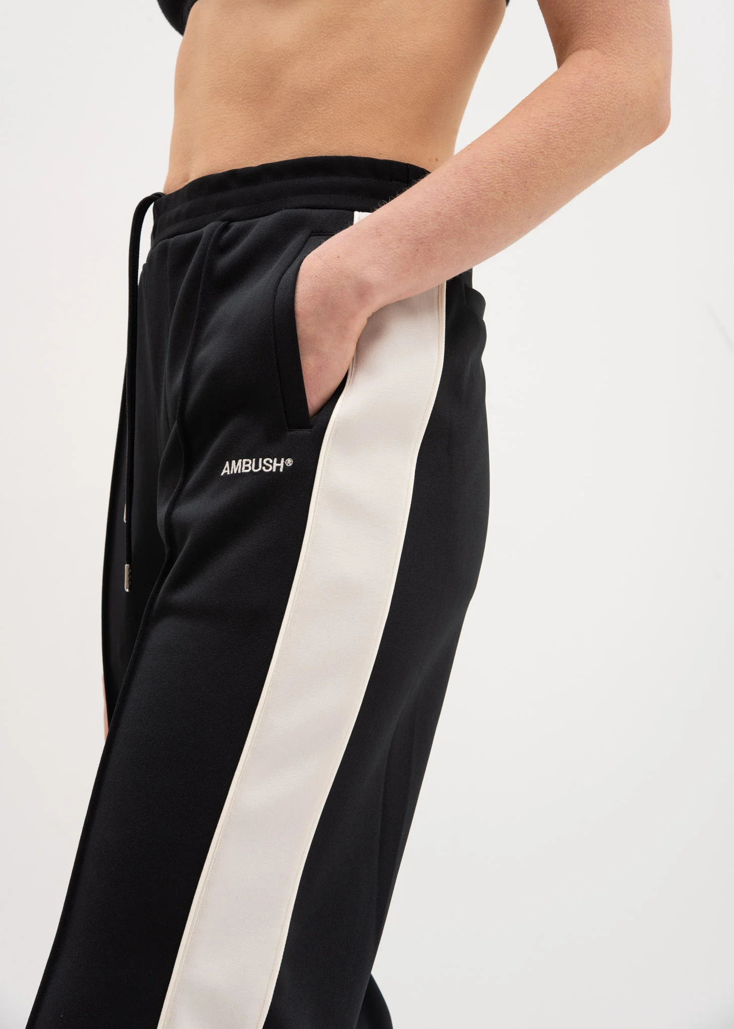 Black Waves Track Pants - Image 2