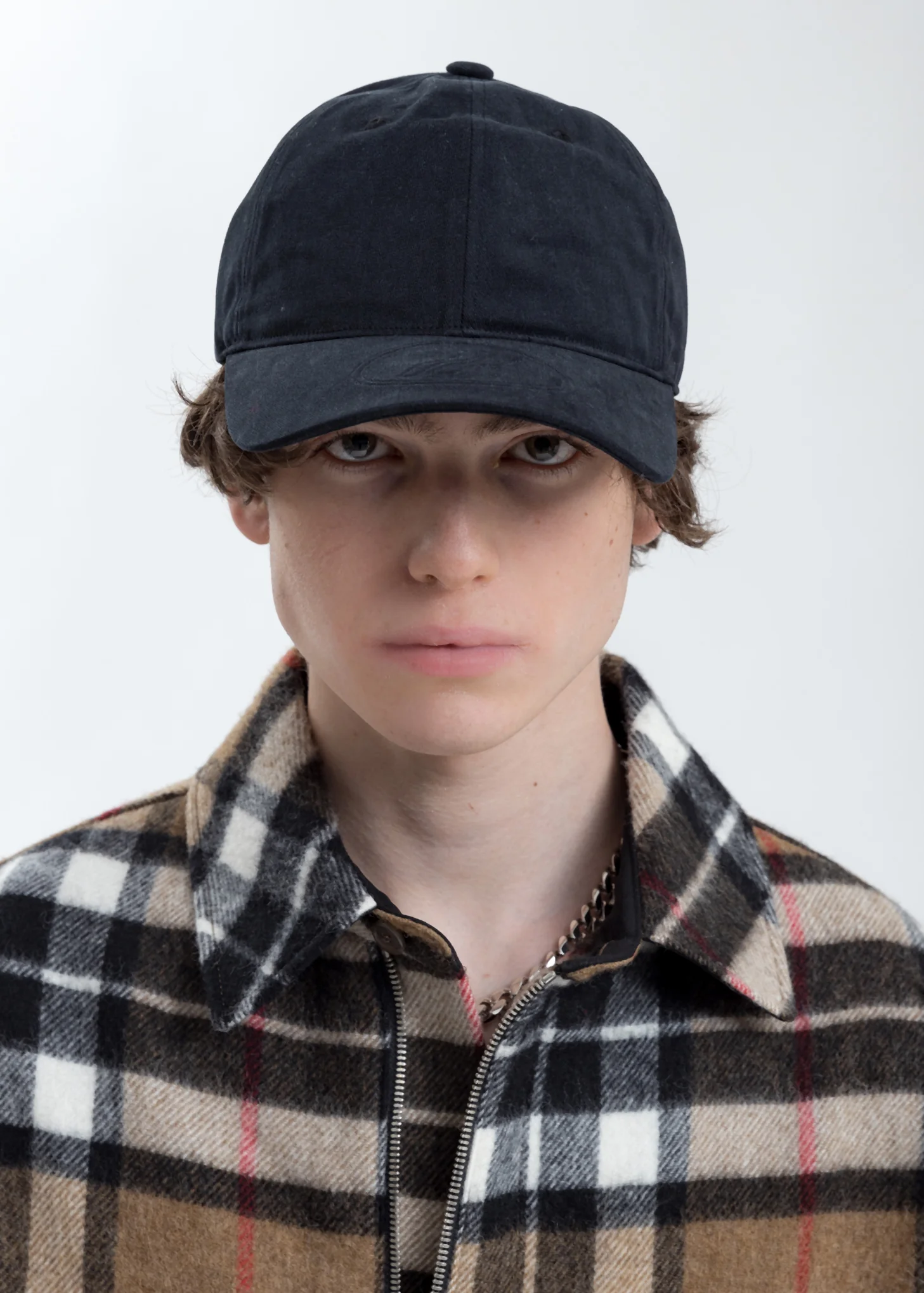 Black WD Embossed Logo Cap