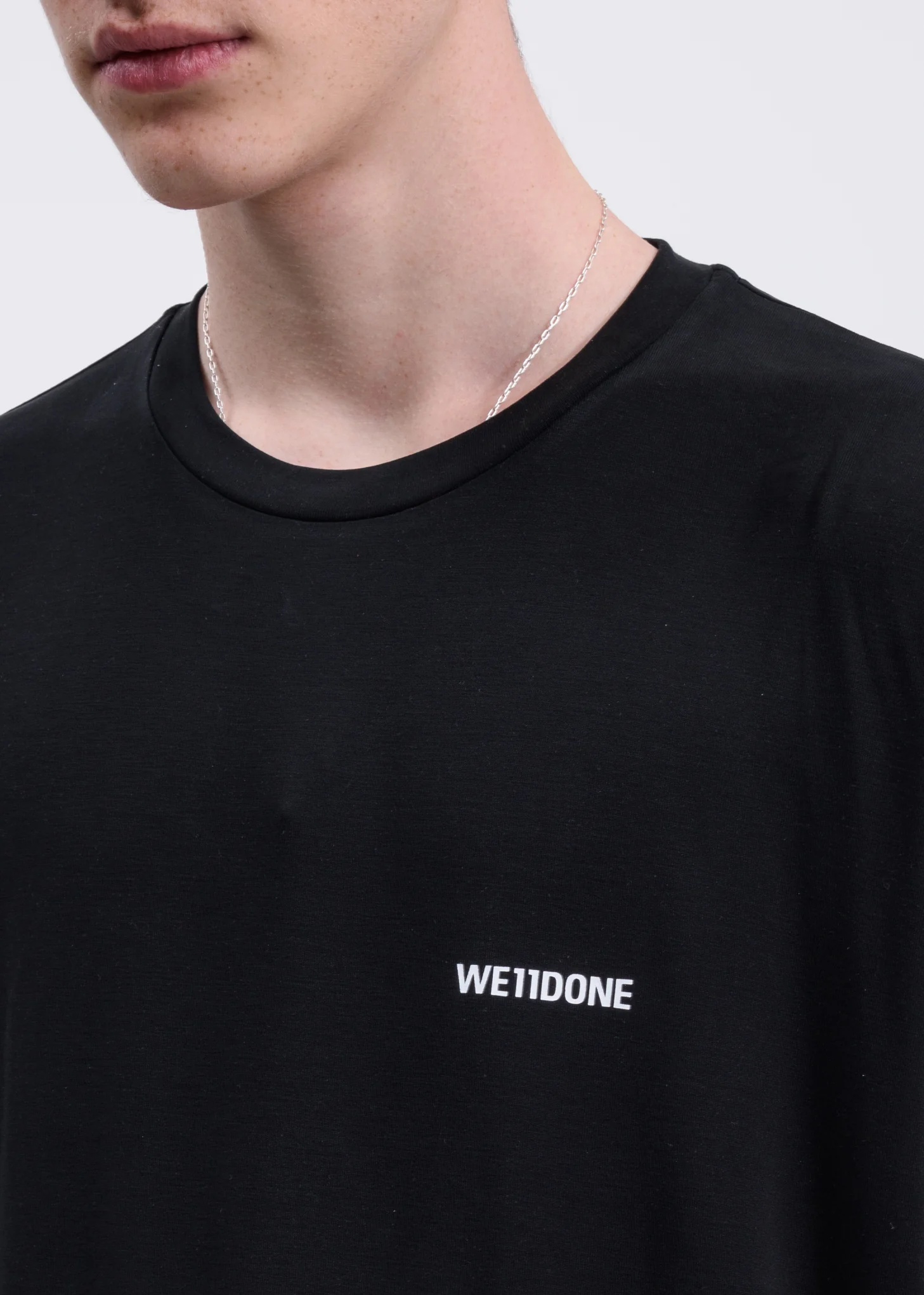 Black WELLDONE Logo Oversized Jersey Tee - Image 3