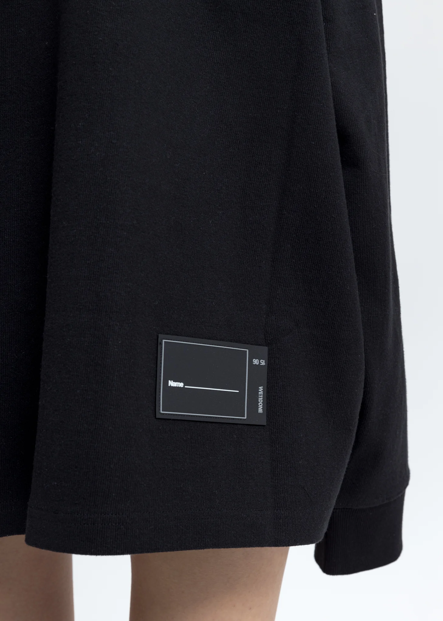 Black WD Print Logo Long Sleeves - Image 5
