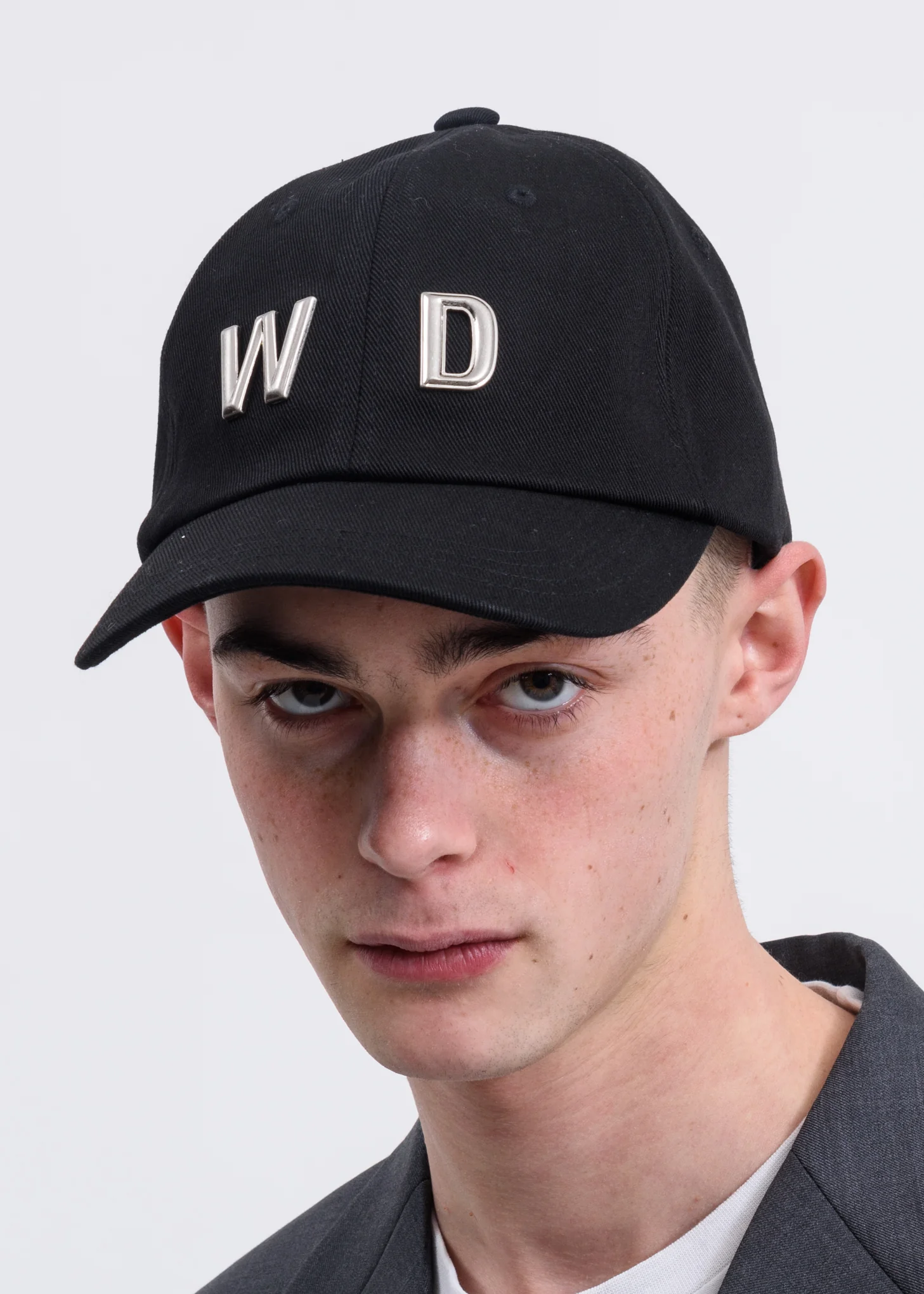 Black WD Studded Cap