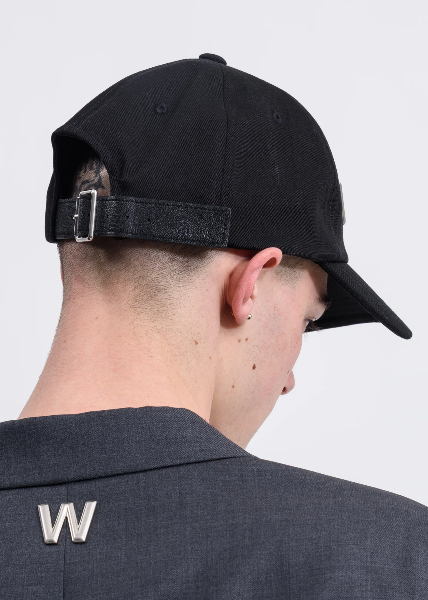 Black WD Studded Cap - Image 2
