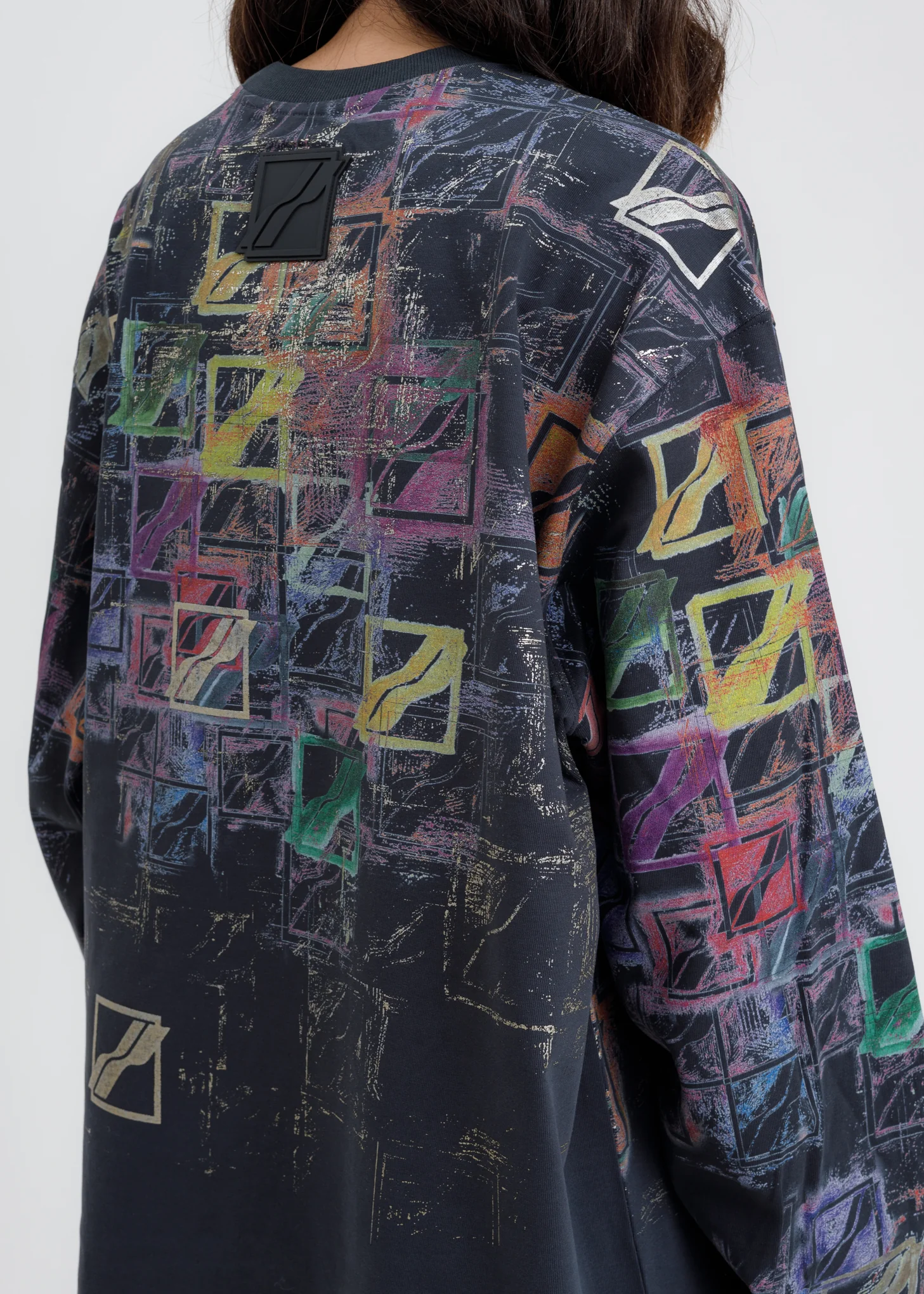 Black WE11DONE All Over Long Sleeves - Image 2