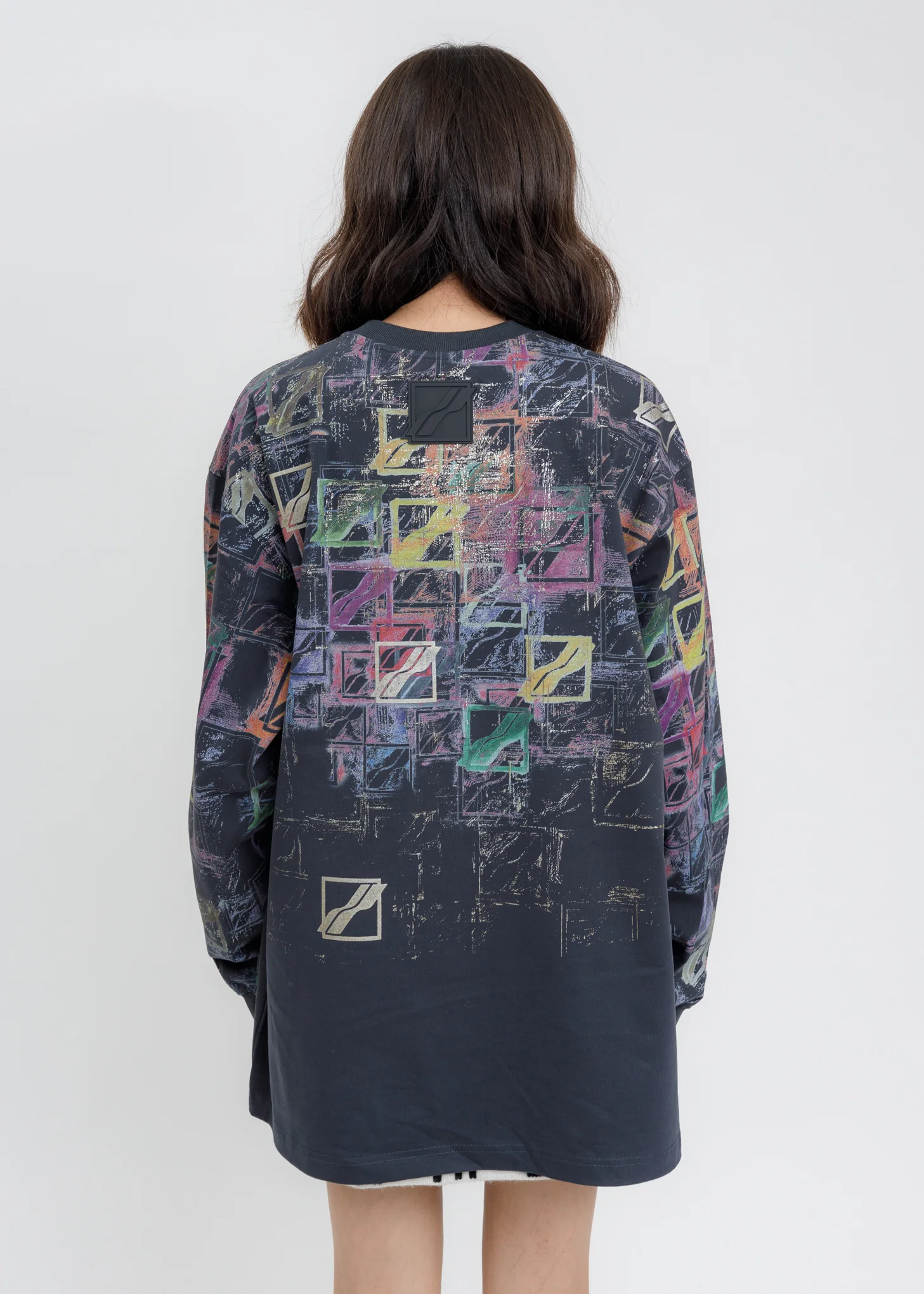 Black WE11DONE All Over Long Sleeves - Image 4
