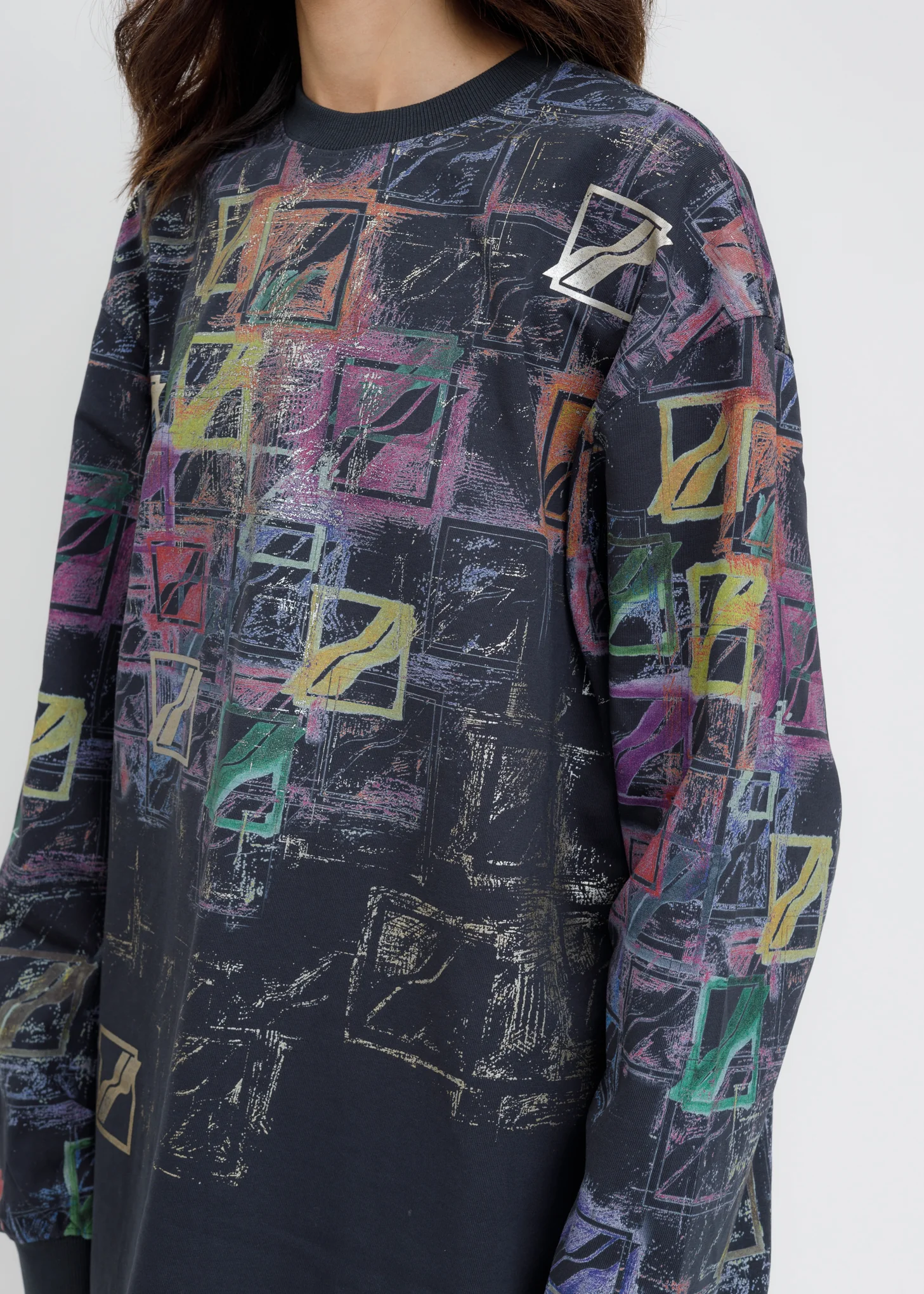 Black WE11DONE All Over Long Sleeves - Image 5