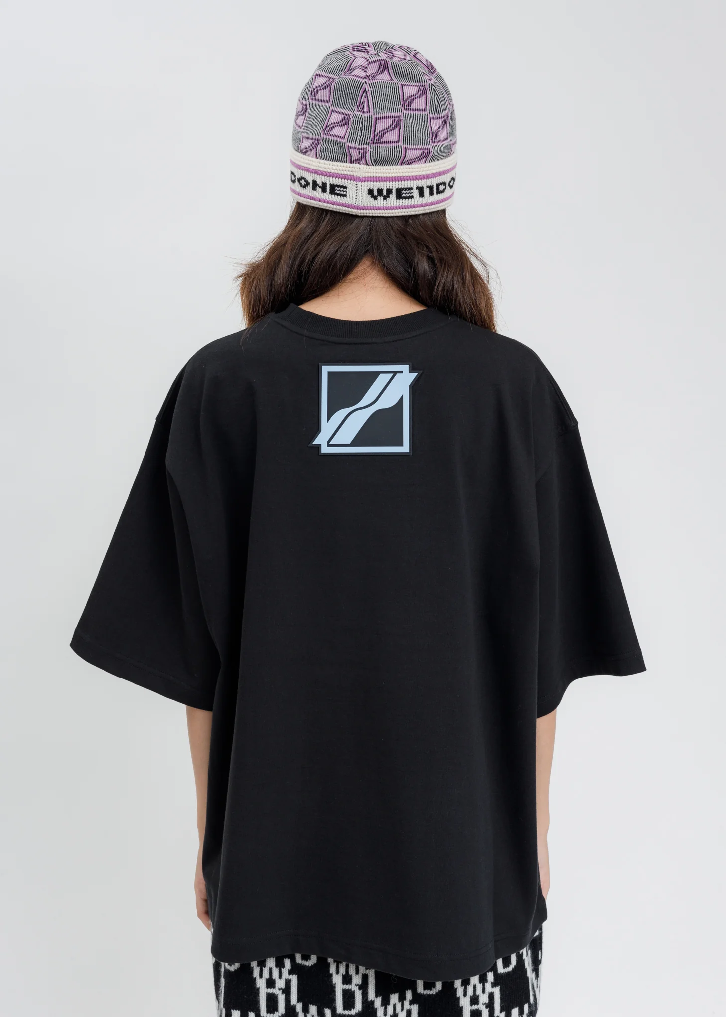 Black WE11DONE Back Logo T-Shirt - Image 4
