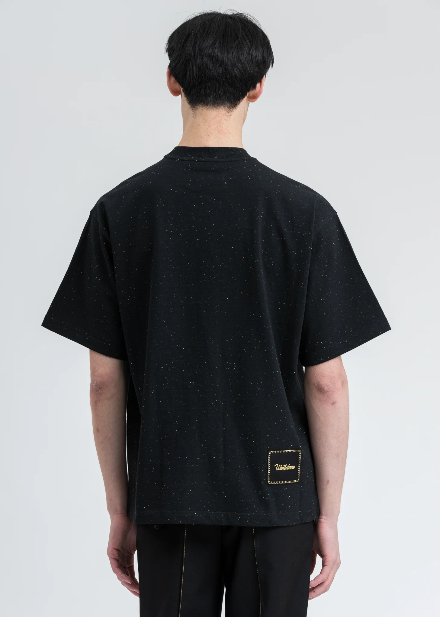 Black We11done Character Print T-Shirt - Image 4