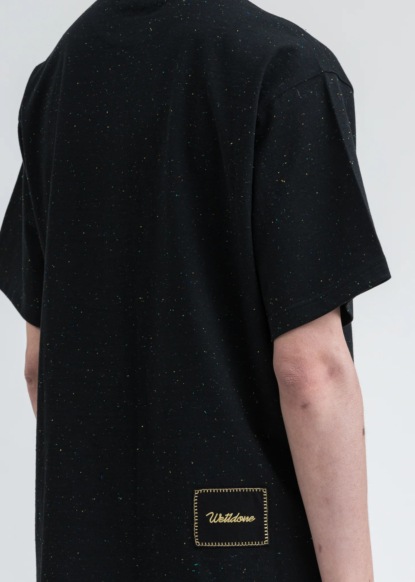 Black We11done Character Print T-Shirt - Image 5