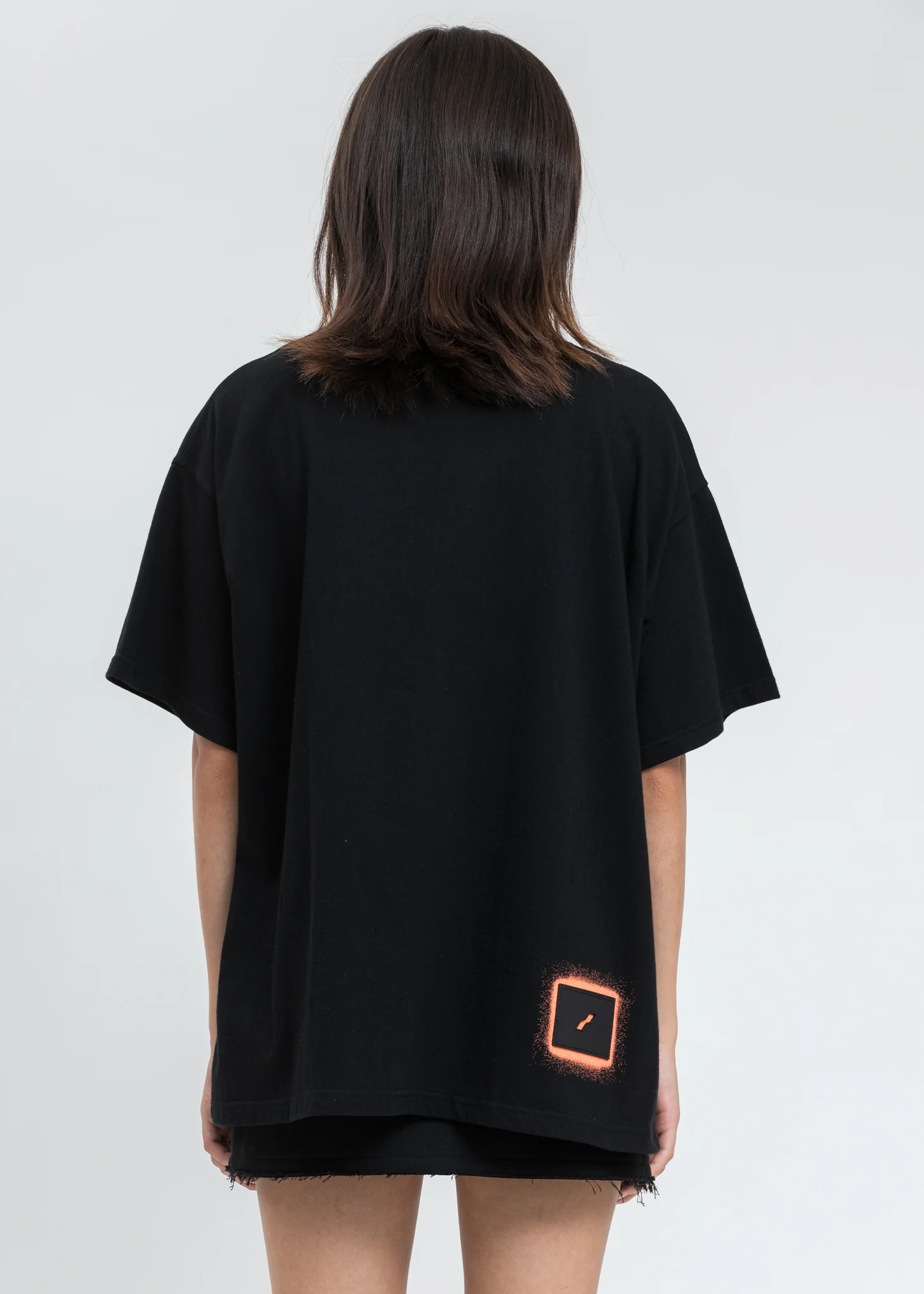 Black WE11DONE Double Logo T-Shirt - Image 2