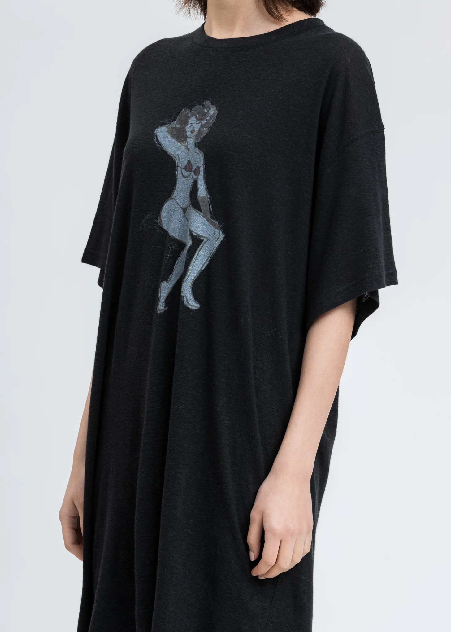 Black We11done Girl Long T-Shirt - Image 4