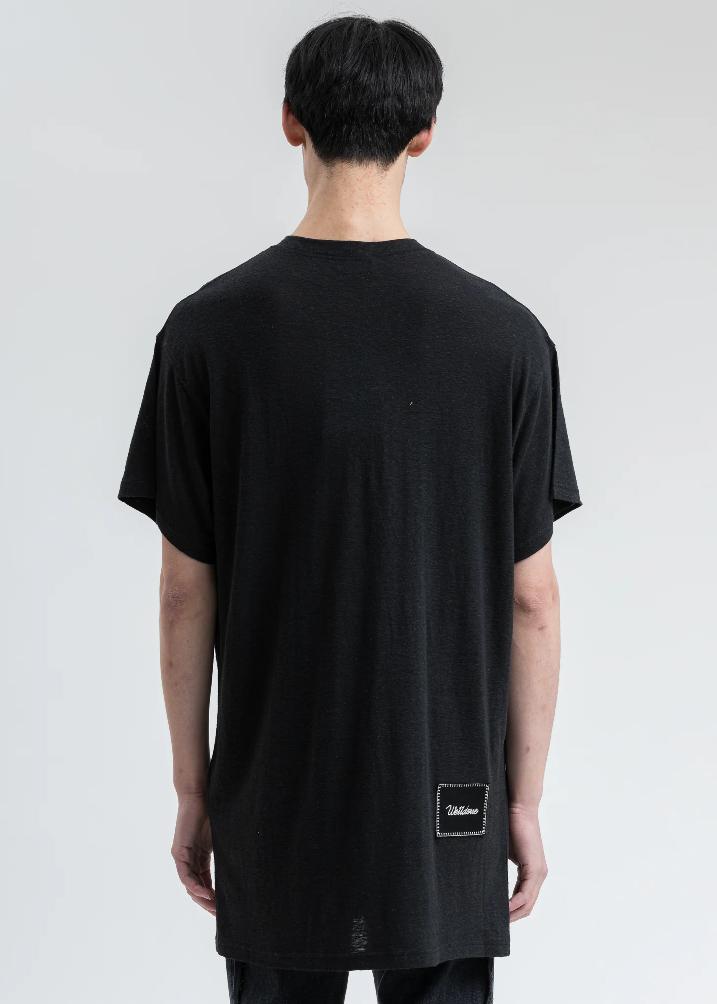 Black We11done Girl Long T-Shirt - Image 4